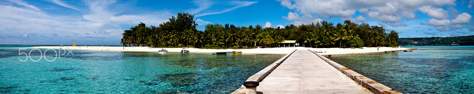 Nikon D70 + Sigma 30mm F1.4 EX DC HSM sample photo. Saipan managaha island panorama 塞班 军舰岛码头全景图 photography