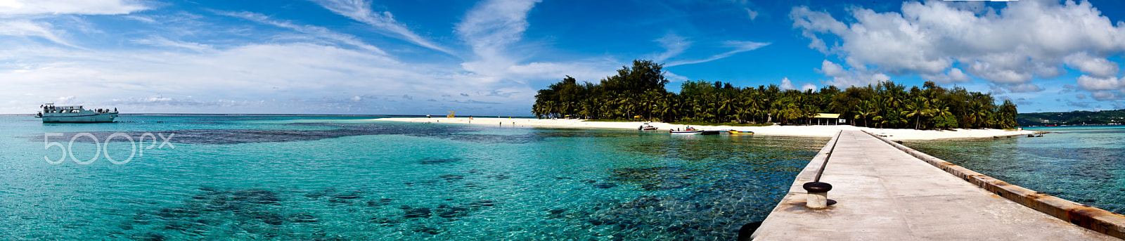 Nikon D70 + Sigma 30mm F1.4 EX DC HSM sample photo. Saipan managaha island panorama photography