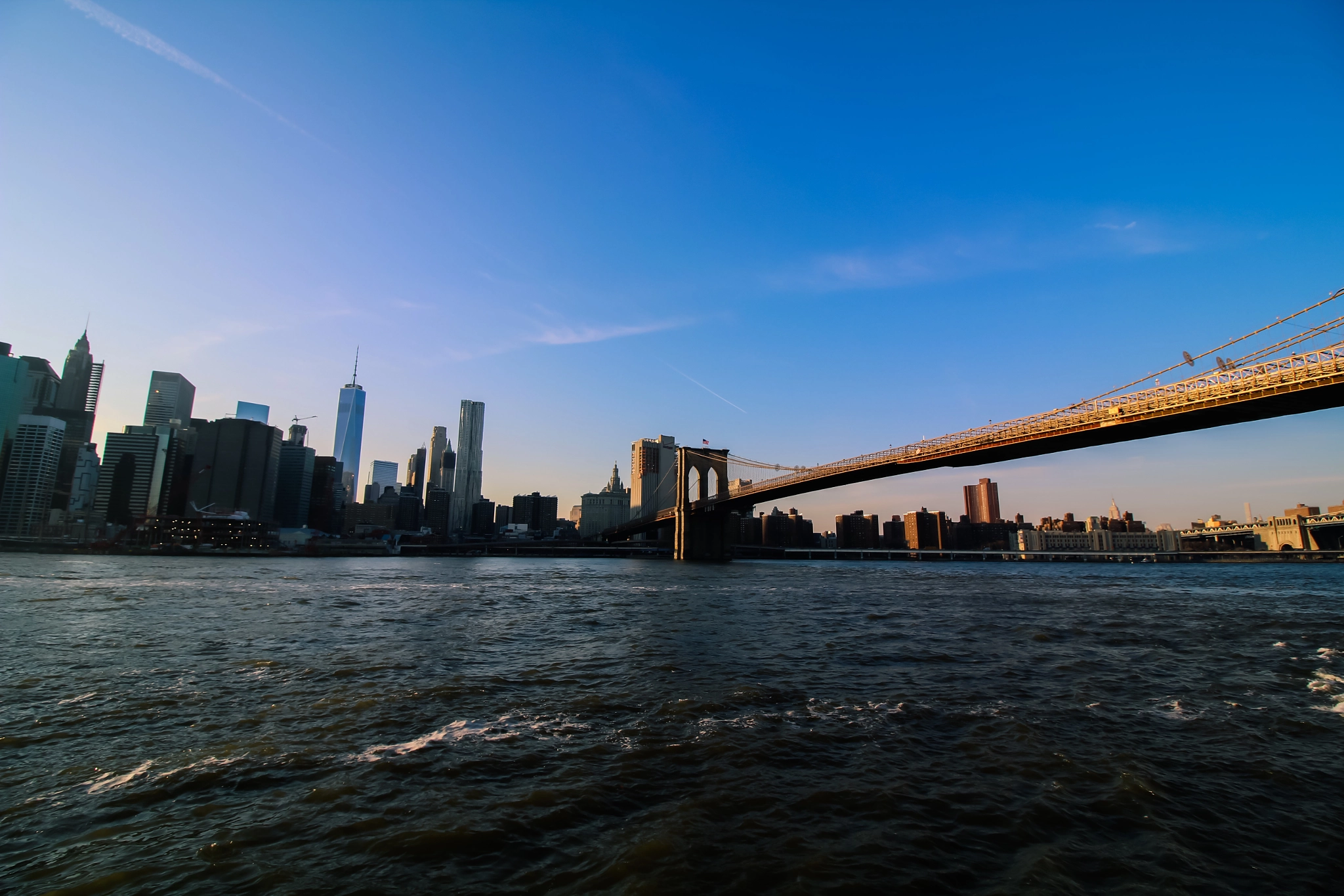 Canon EF-S 10-18mm F4.5–5.6 IS STM sample photo. Lower manhattan and the brooklyn bridge photography