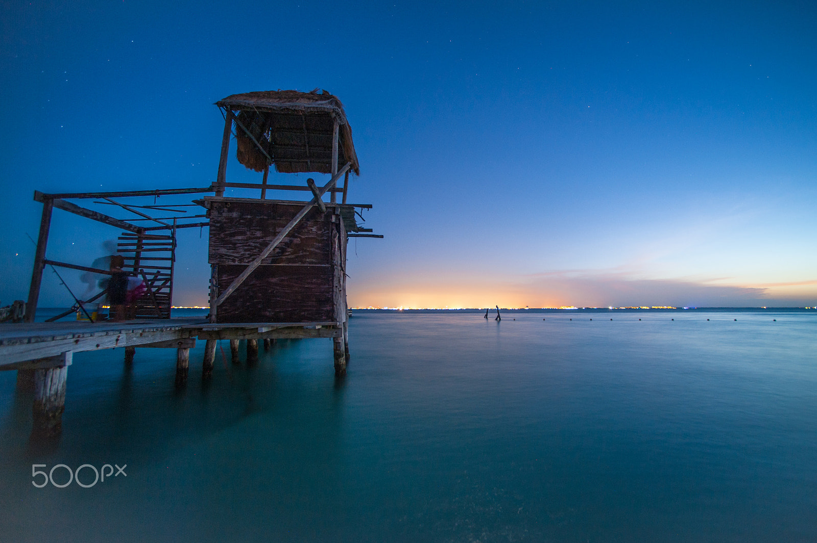 Nikon D3 + Nikon AF Nikkor 14mm F2.8D ED sample photo. Isla mujeres sunset photography