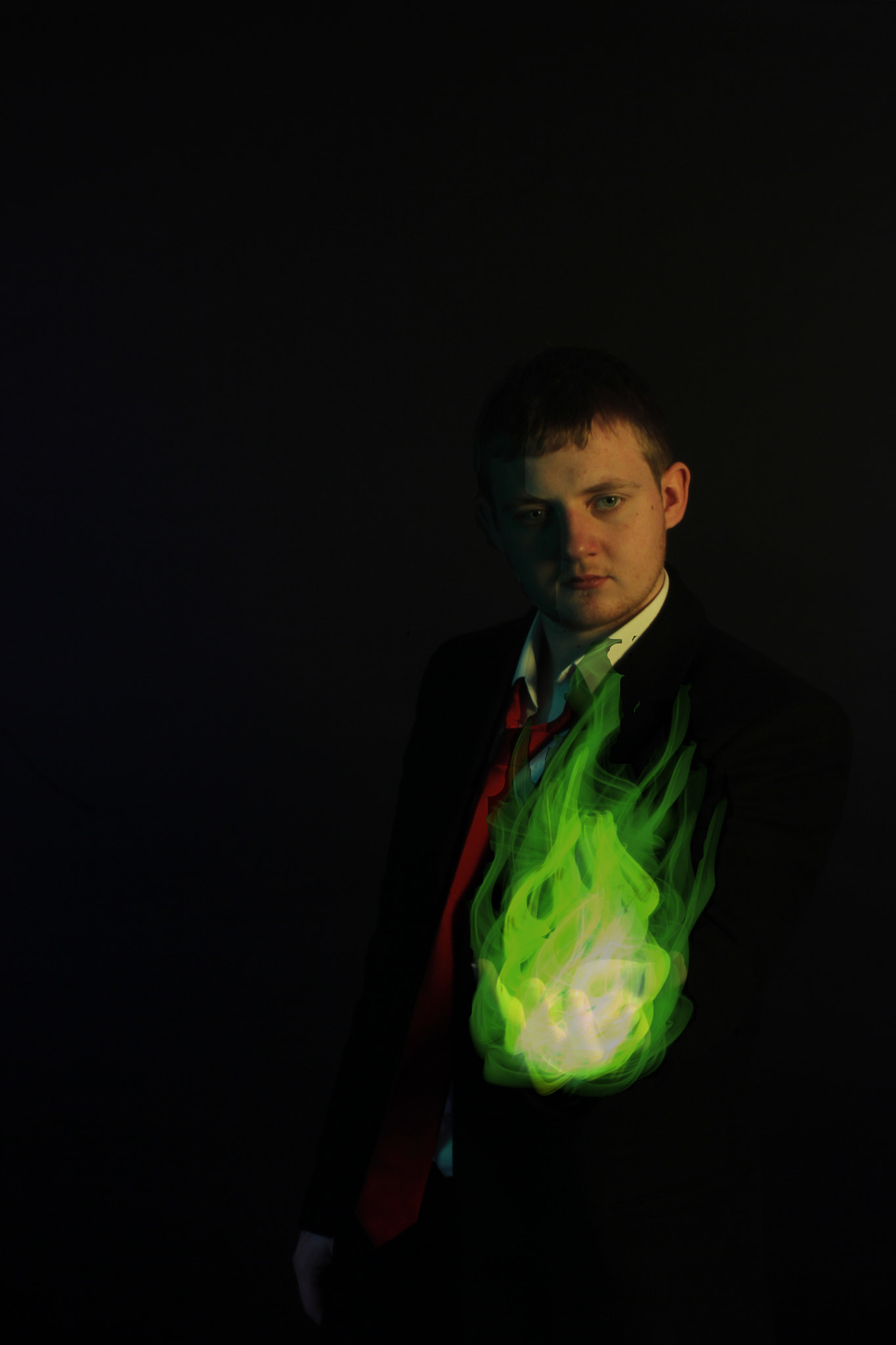 Canon EF-S 18-55mm F3.5-5.6 sample photo. Green flame photography