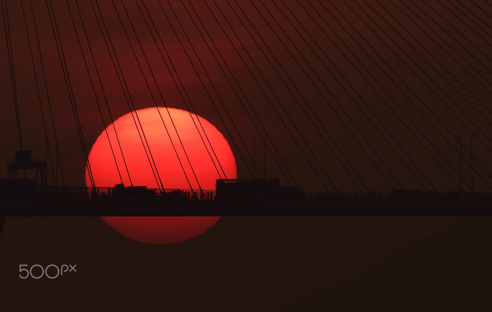 Nikon D810A + Nikon AF-S Nikkor 200-500mm F5.6E ED VR sample photo. Hong kong sunset photography