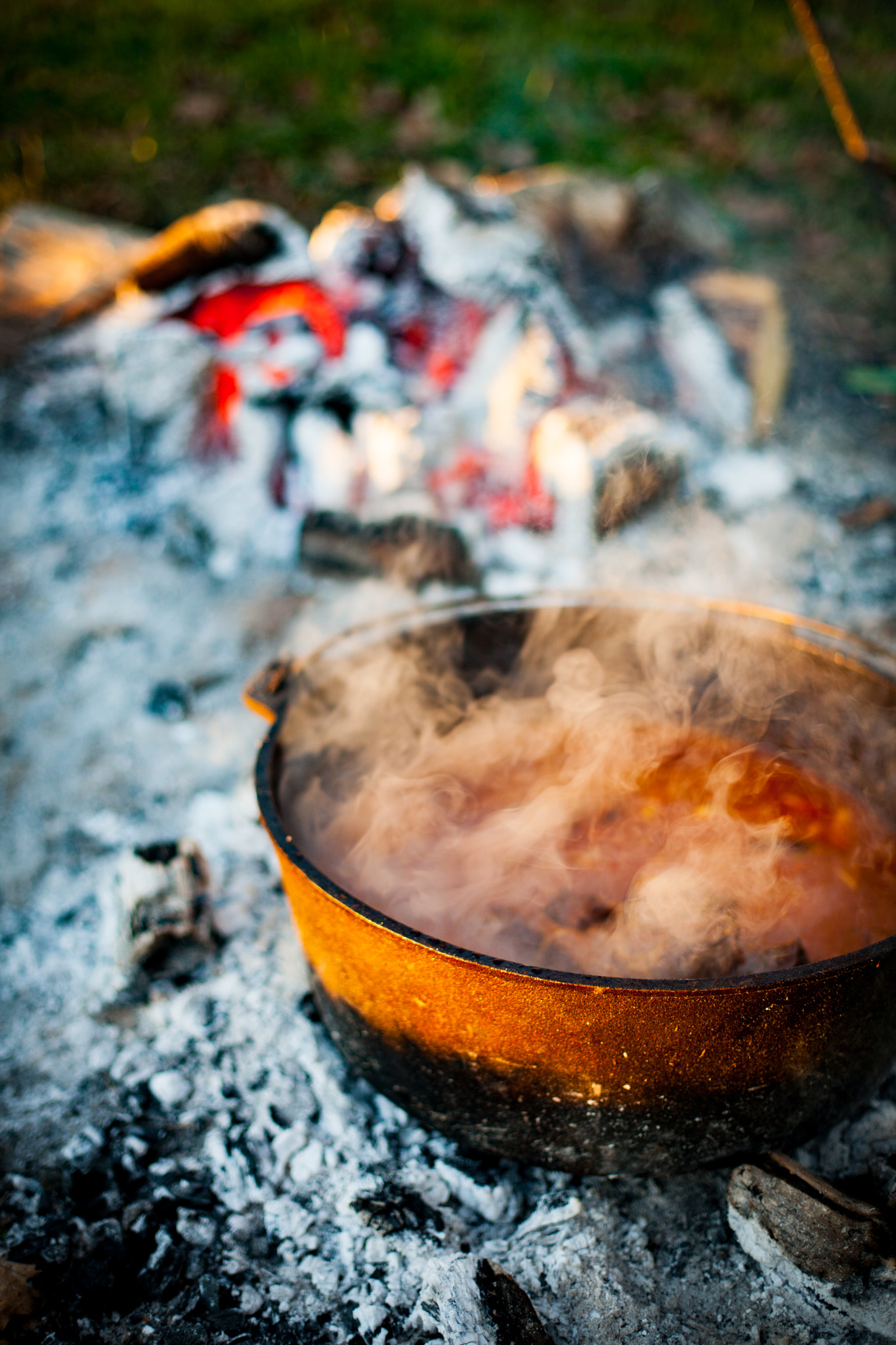 Canon EOS-1Ds Mark III sample photo. Dutch oven cooking photography