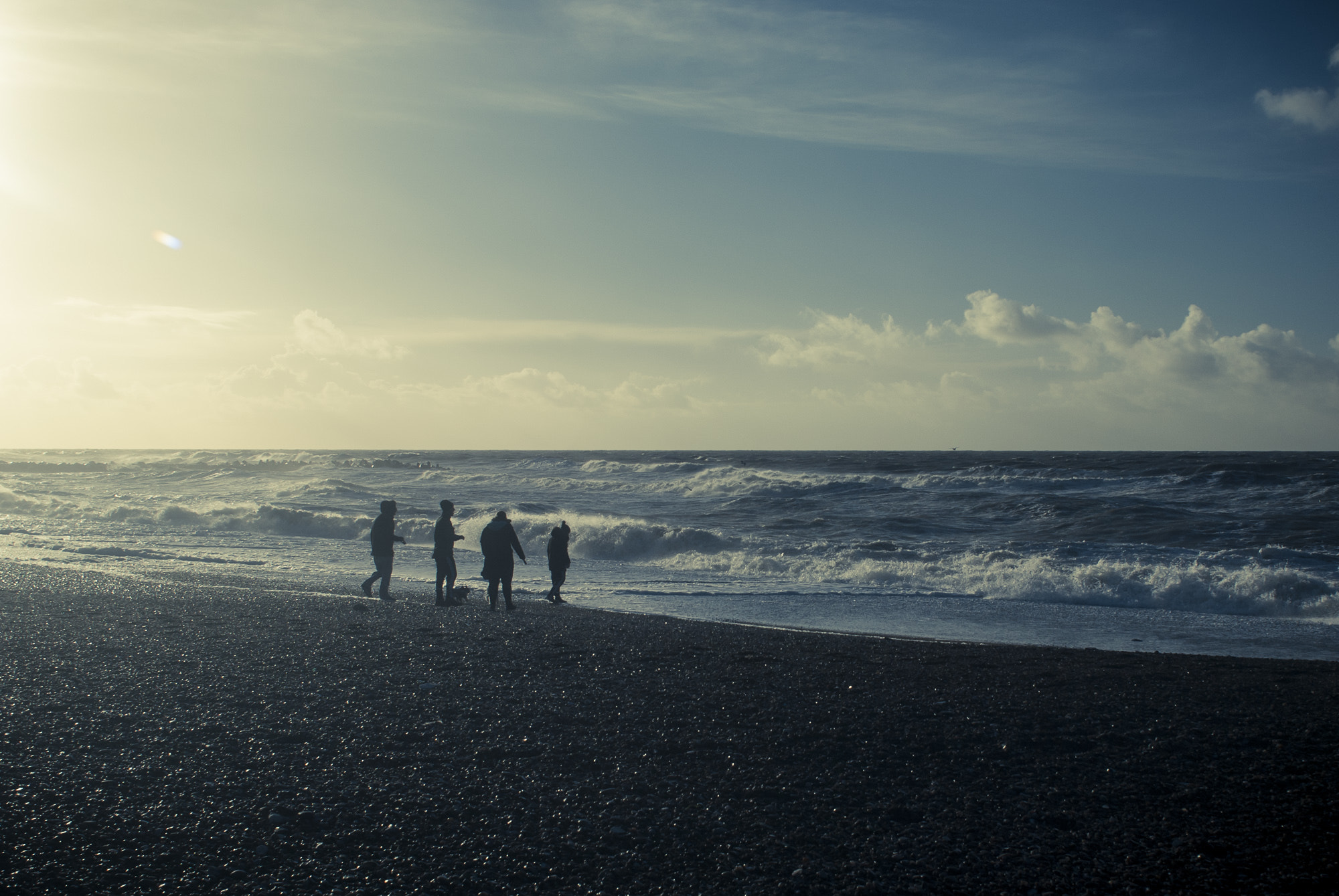 Nikon D80 + Nikon AF Nikkor 24mm F2.8D sample photo. North sea - beach photography