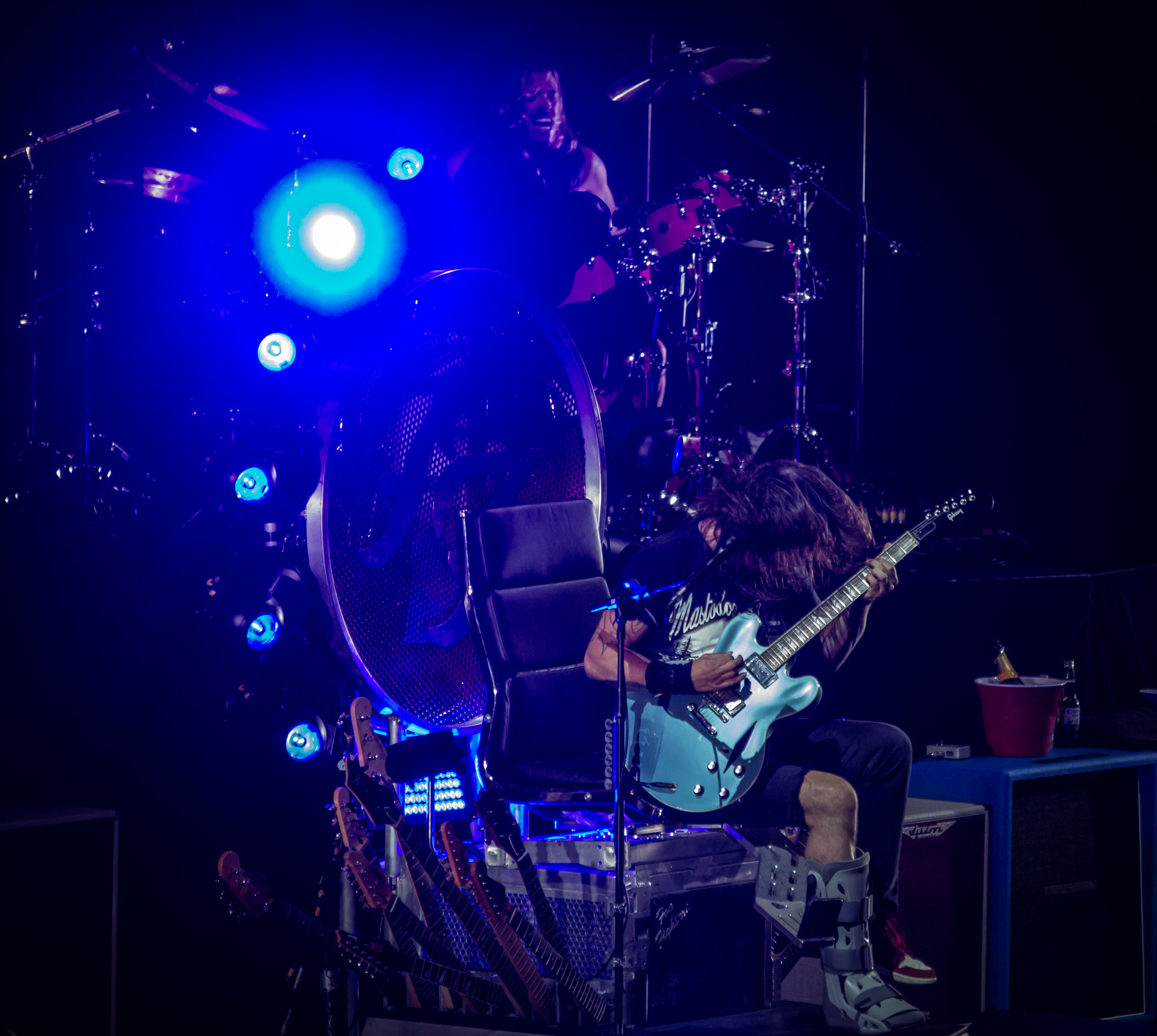 Sigma 70-200mm F2.8 EX DG OS HSM sample photo. Foo fighters cesena rockin 1000 photography