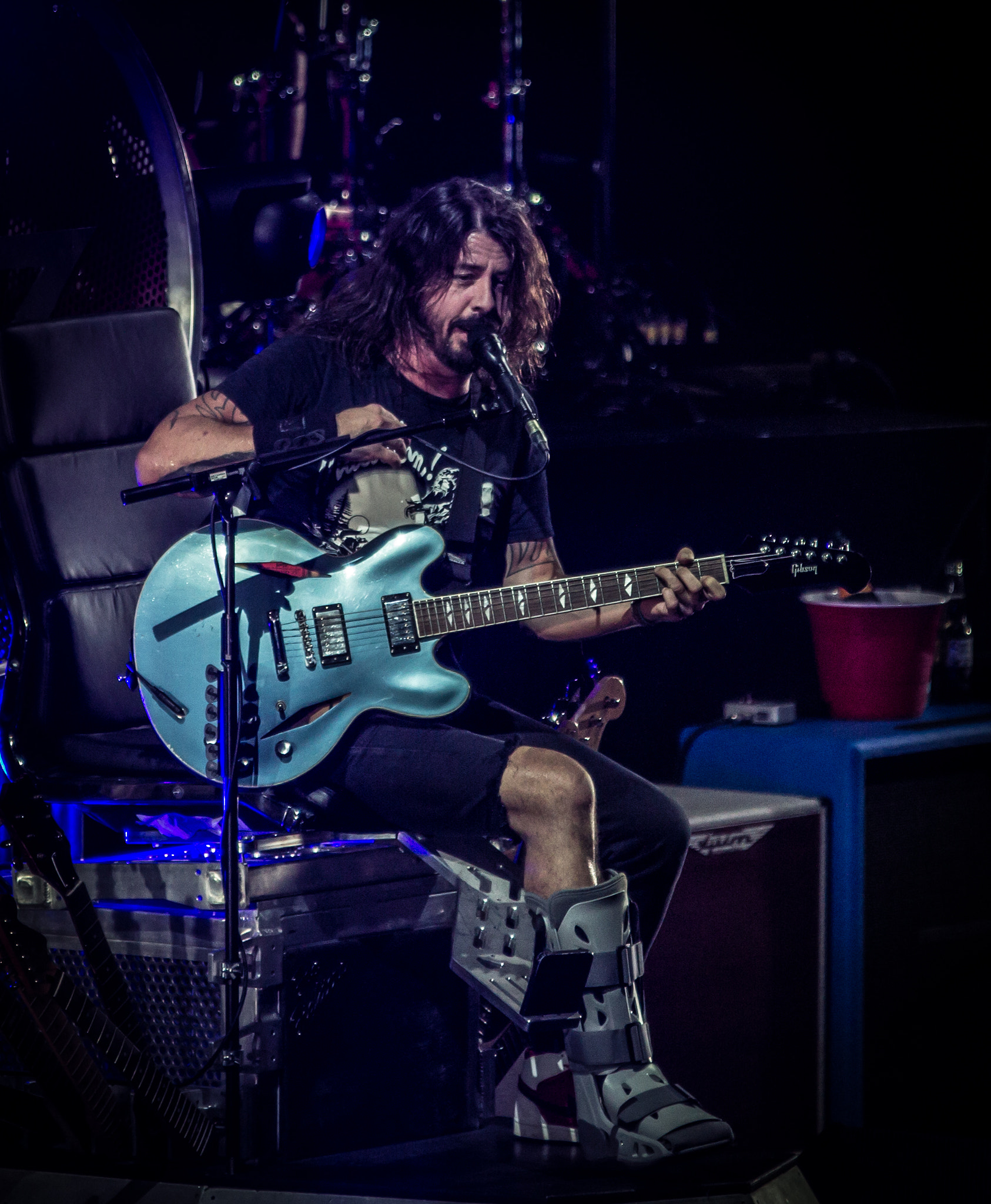 Sigma 70-200mm F2.8 EX DG OS HSM sample photo. Foo fighters cesena rockin 1000 photography