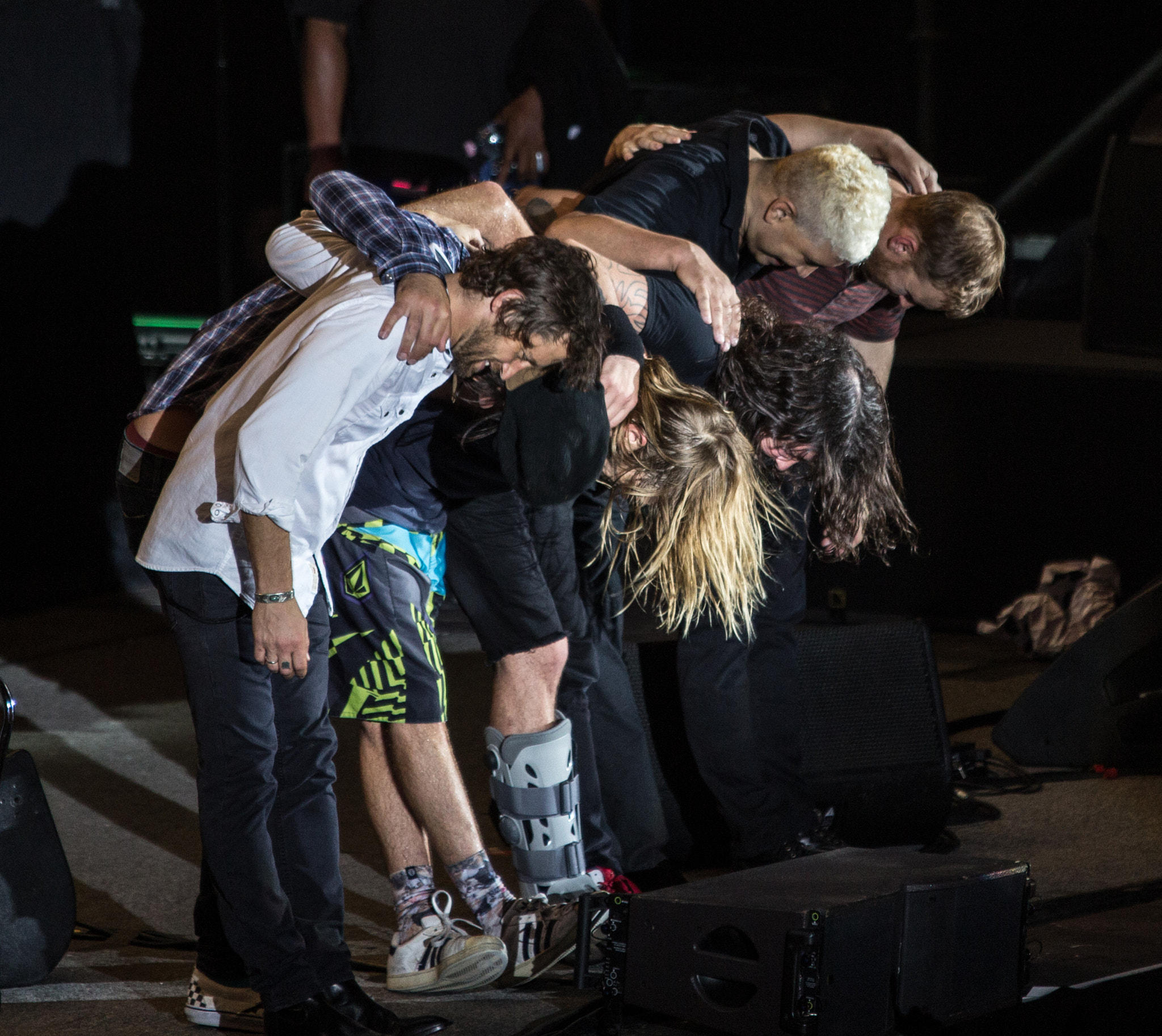 Sigma 70-200mm F2.8 EX DG OS HSM sample photo. Foo fighters cesena rockin 1000 photography