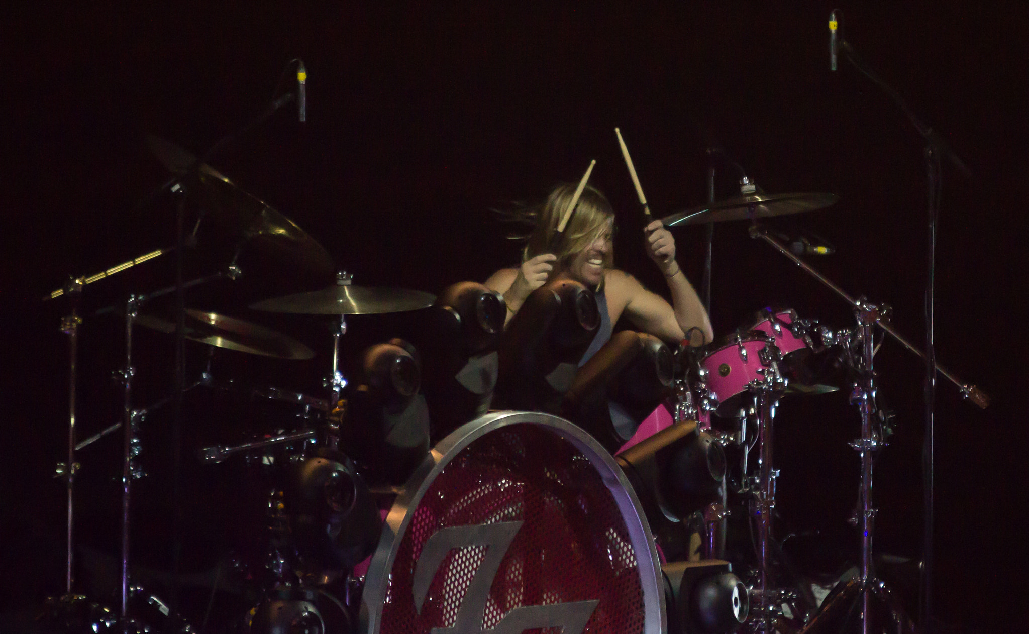 Sigma 70-200mm F2.8 EX DG OS HSM sample photo. Foo fighters cesena rockin 1000 photography