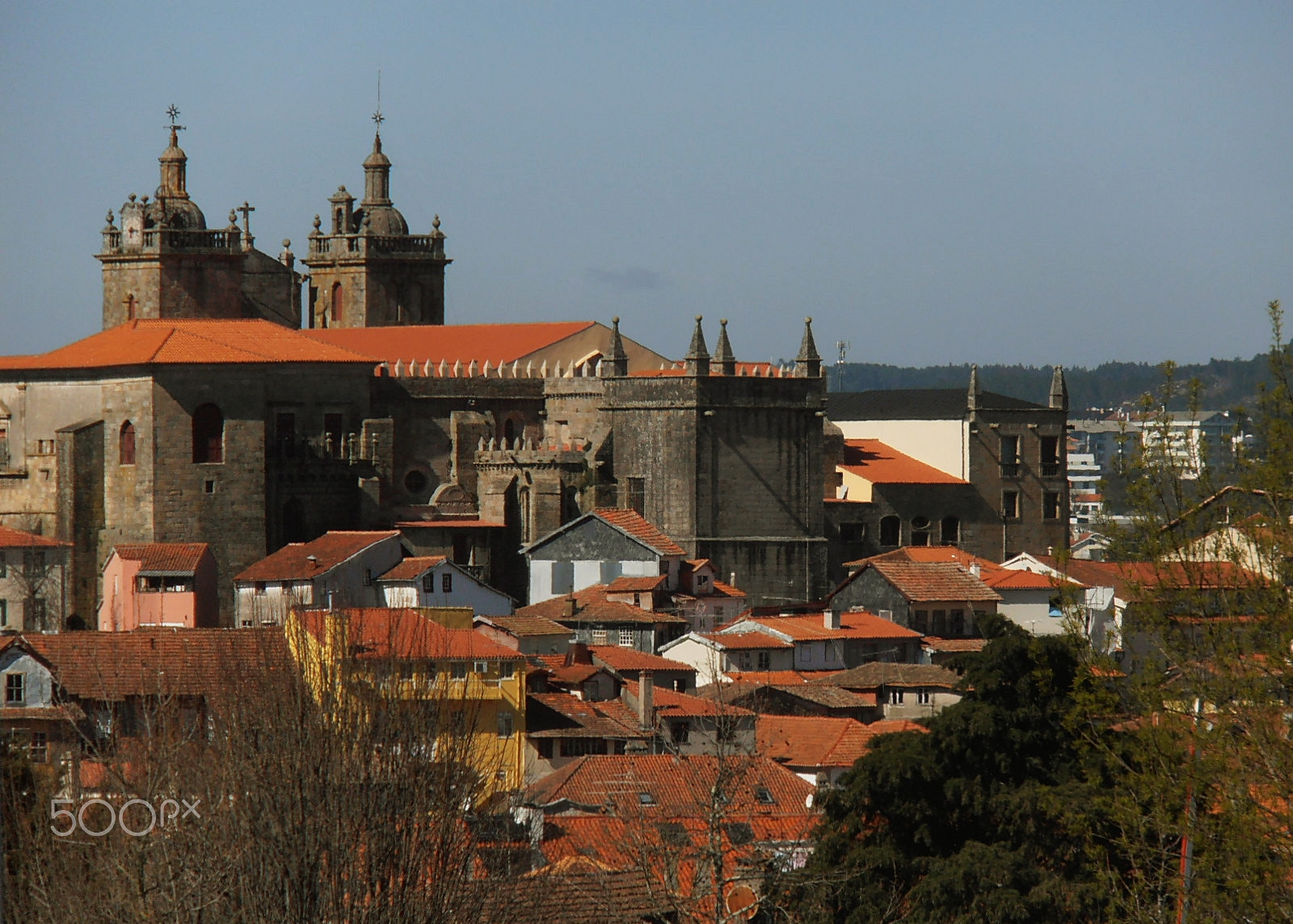 Olympus VR325,VR320,D725 sample photo. Viseu cathedral photography