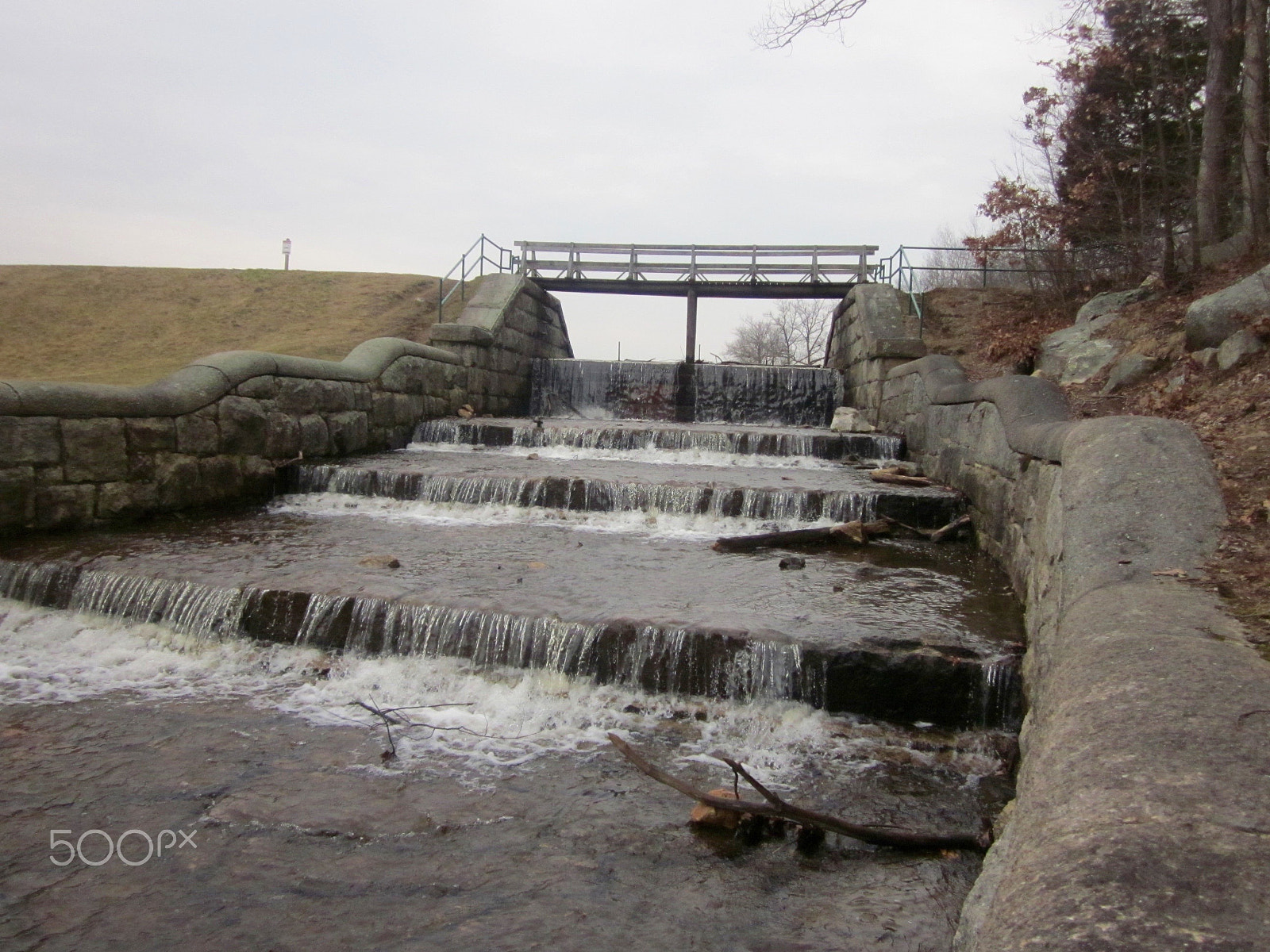 Canon PowerShot SD1300 IS (IXUS 105 / IXY 200F) sample photo. Waterfalls at hopkinton state park photography