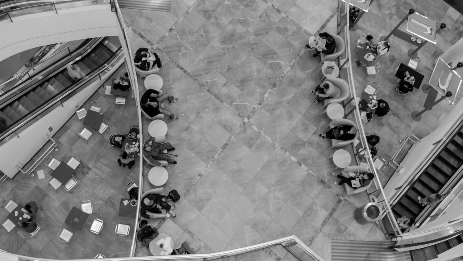 Nikon D80 sample photo. Cafe inside nordstrom's at union square in san francisco photography