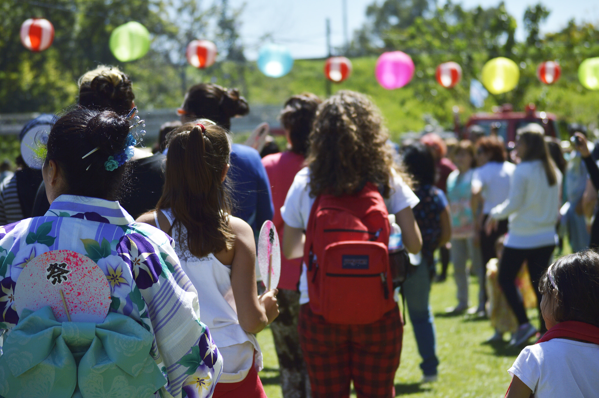 Nikon D3200 + Nikkor 45mm f/2.8 P sample photo. Practicando el ondo en el 5to buzaco matsuri ! photography