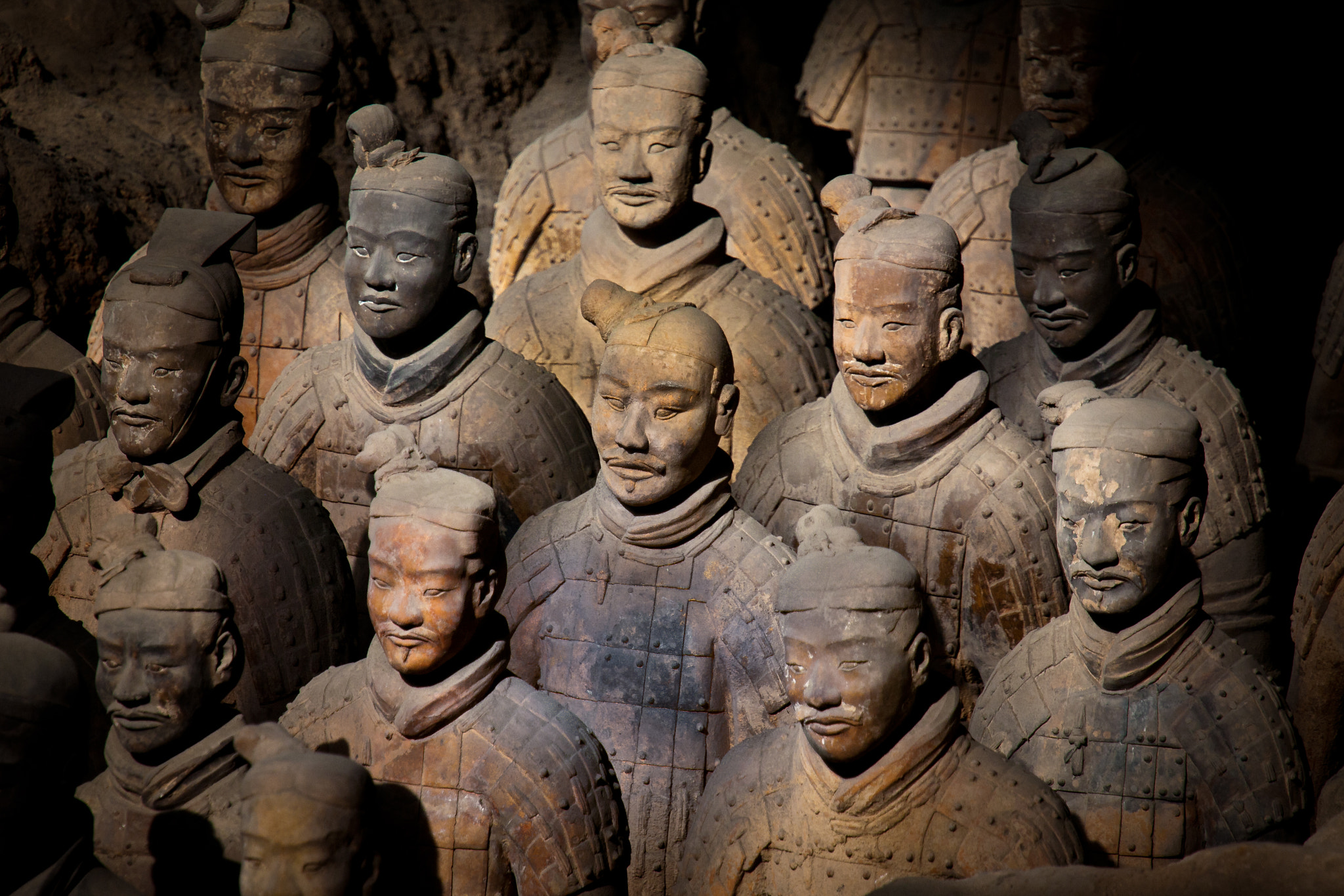Canon EF 70-200mm F4L IS USM sample photo. Terra cotta warriors photography