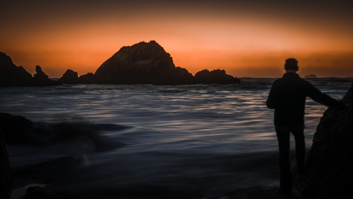 Panasonic Lumix DMC-GM5 sample photo. Pacific sunset selfie photography