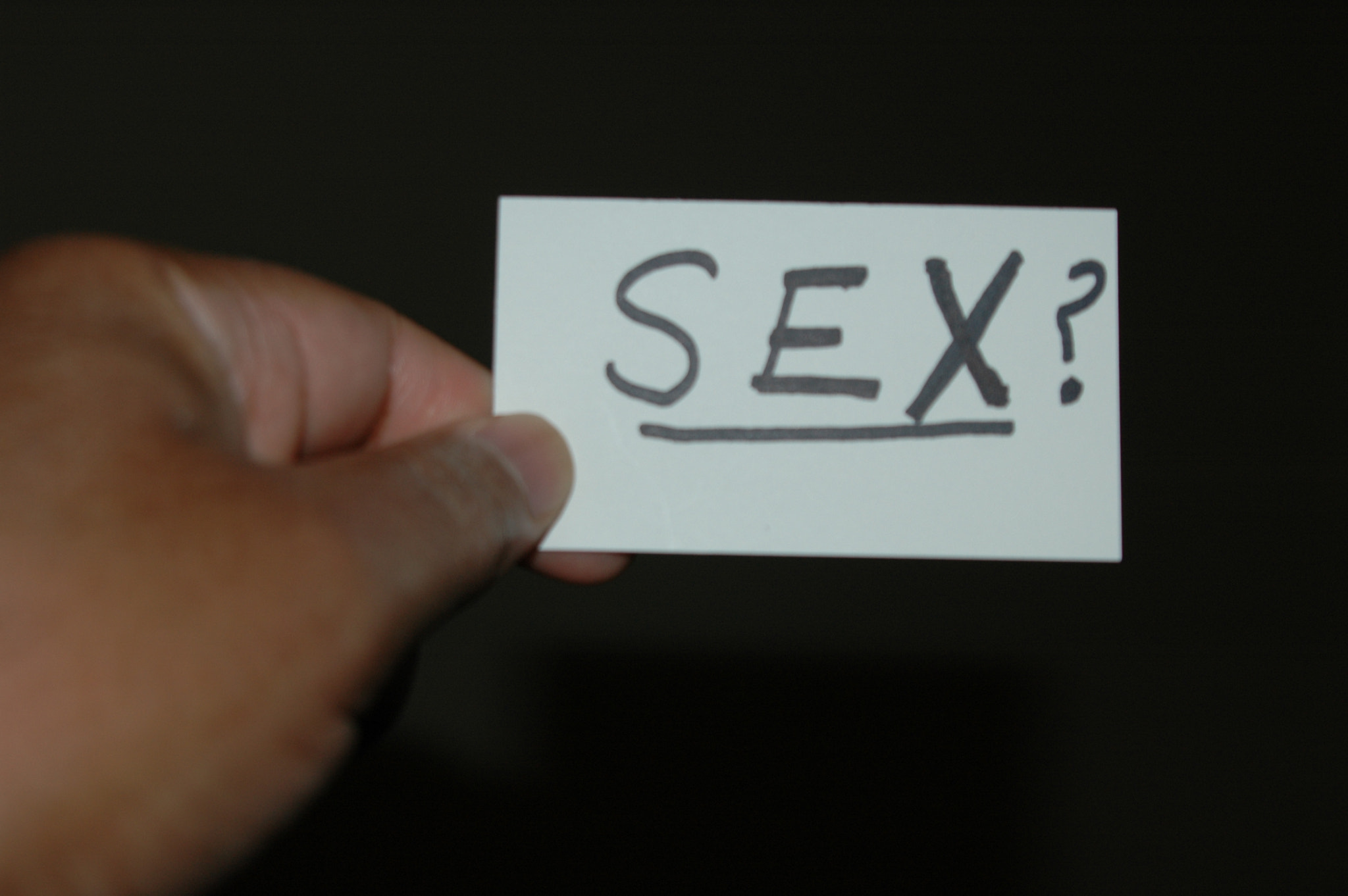 Nikon D70 sample photo. Sex card. photography