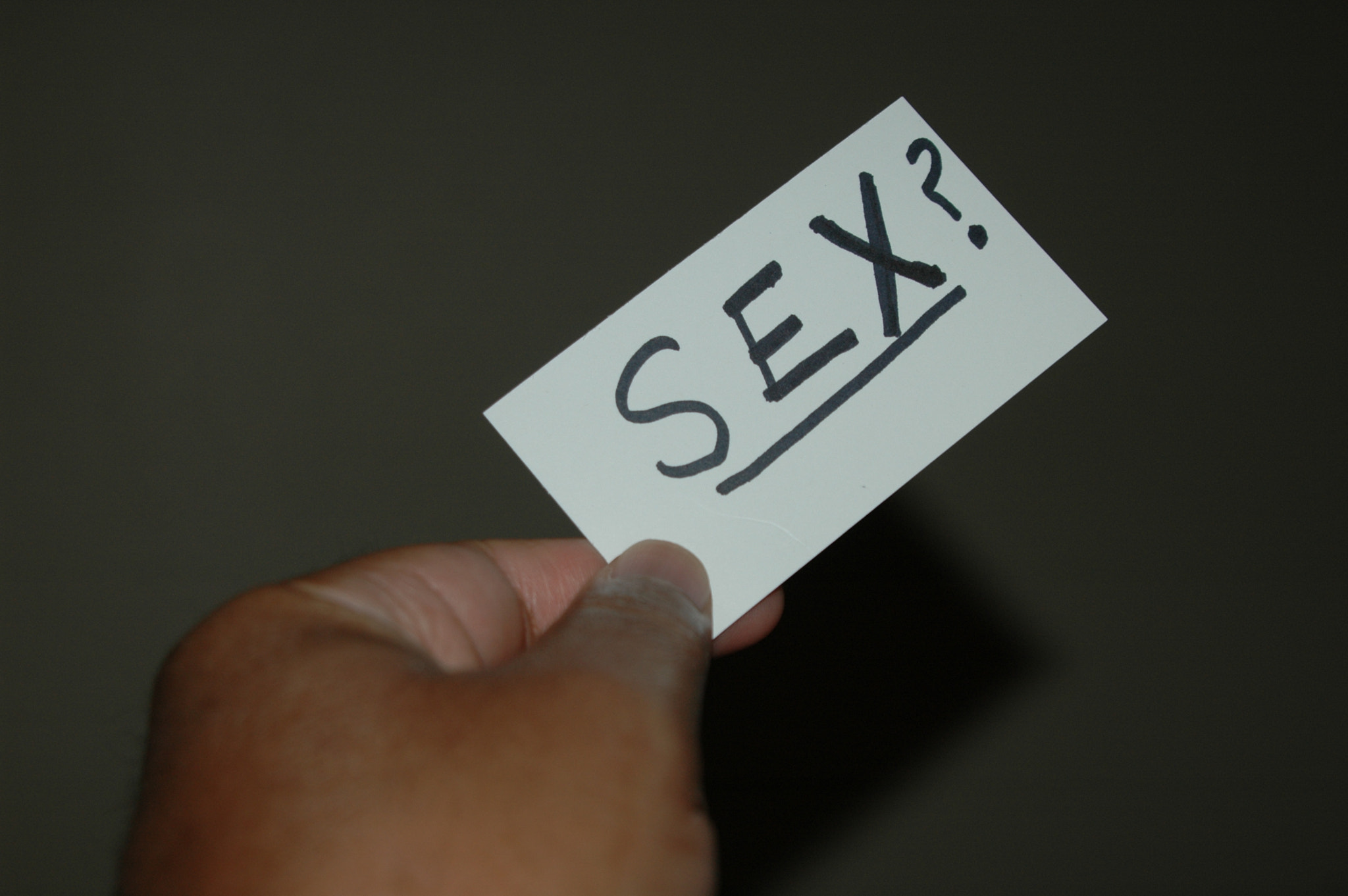 Nikon D70 sample photo. Sex card. photography