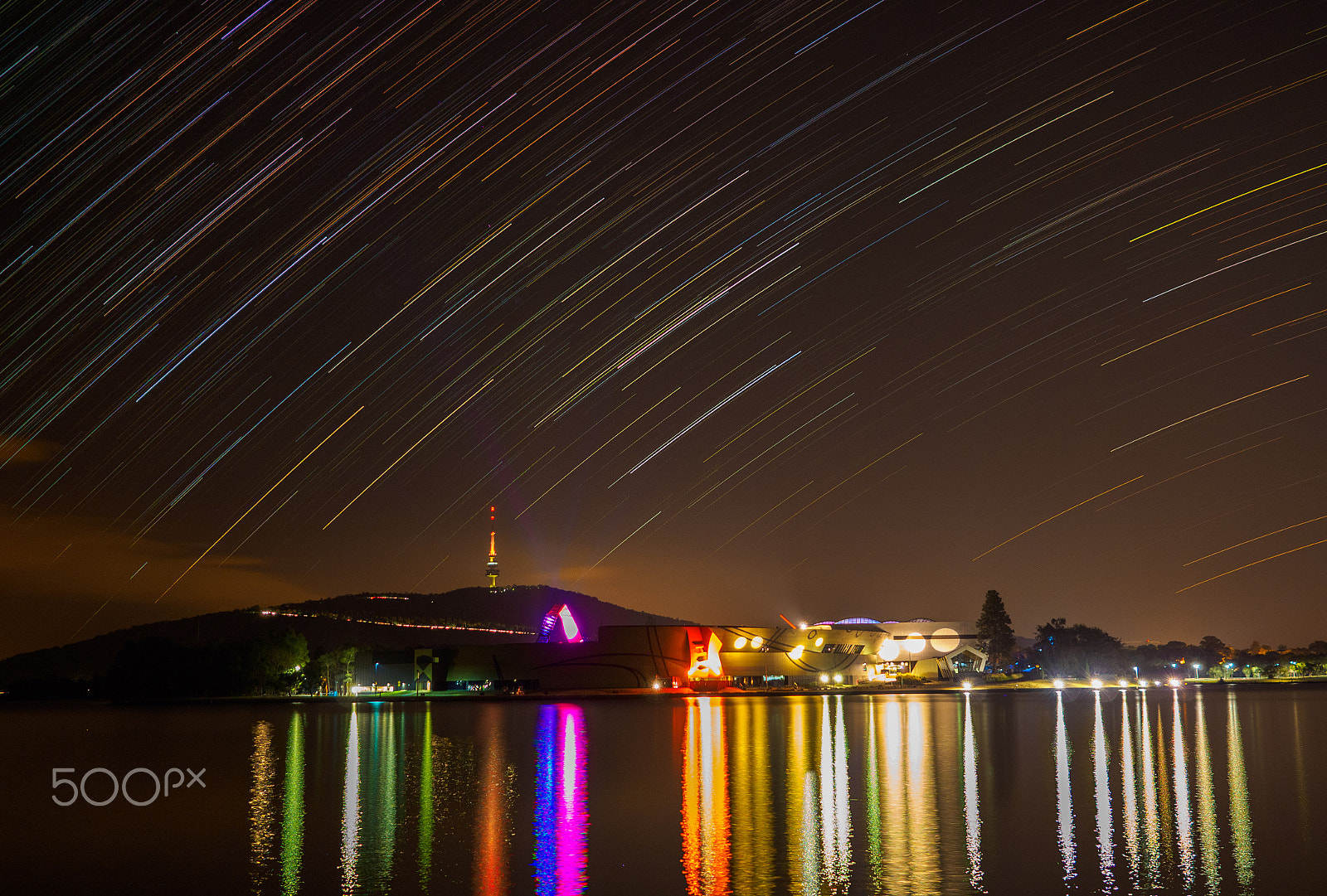 Olympus OM-D E-M5 II + Olympus M.Zuiko Digital 17mm F1.8 sample photo. National museum of star trails photography