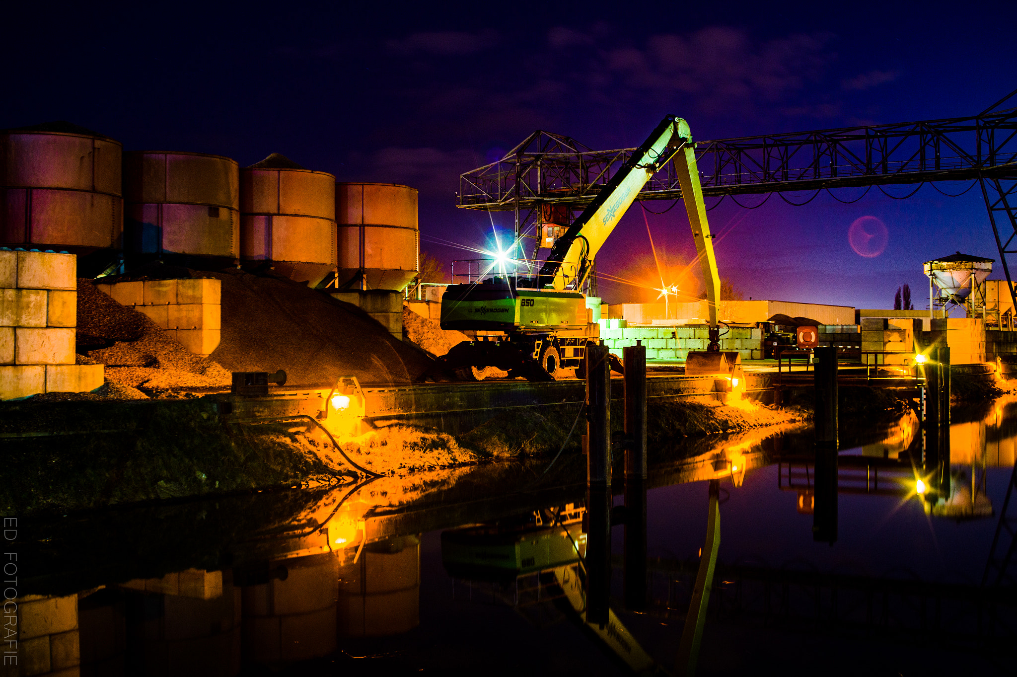 Sony SLT-A58 sample photo. Concrete factory photography