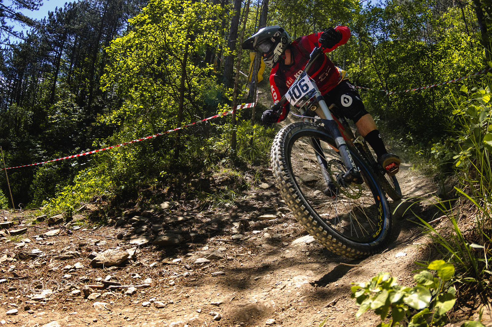 Pentax K-x sample photo. Downhill racer photography