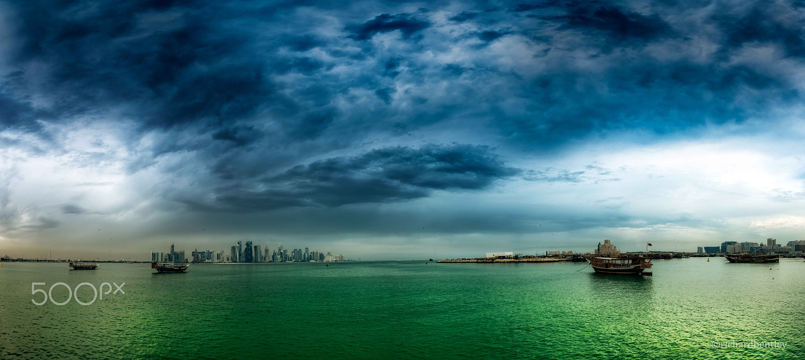 Sony a7R II + DT 0mm F0 SAM sample photo. Stormy doha colour photography