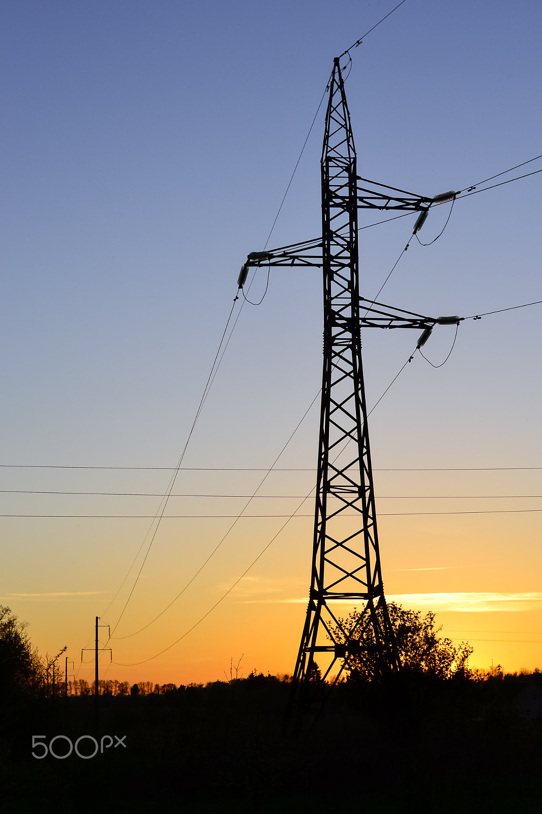 Nikon D3100 + Sigma 50mm F1.4 EX DG HSM sample photo. Electricity pylons, power lines photography