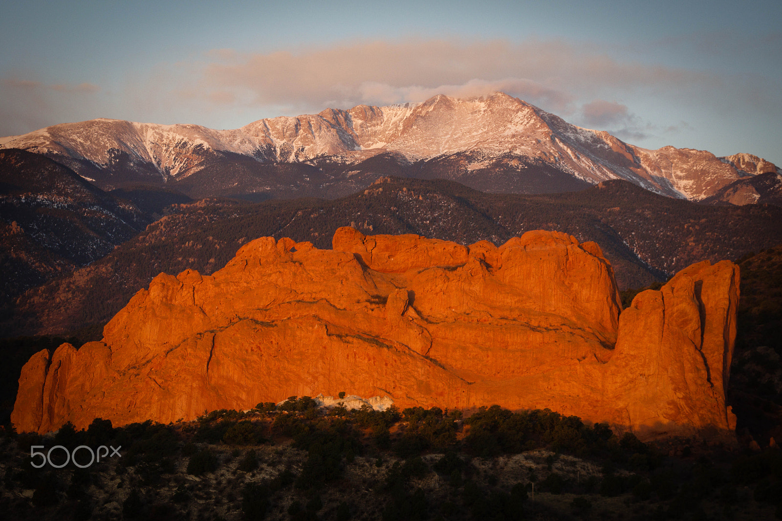 Sony FE 28-70mm F3.5-5.6 OSS sample photo. Sunrise | garden of the gods photography
