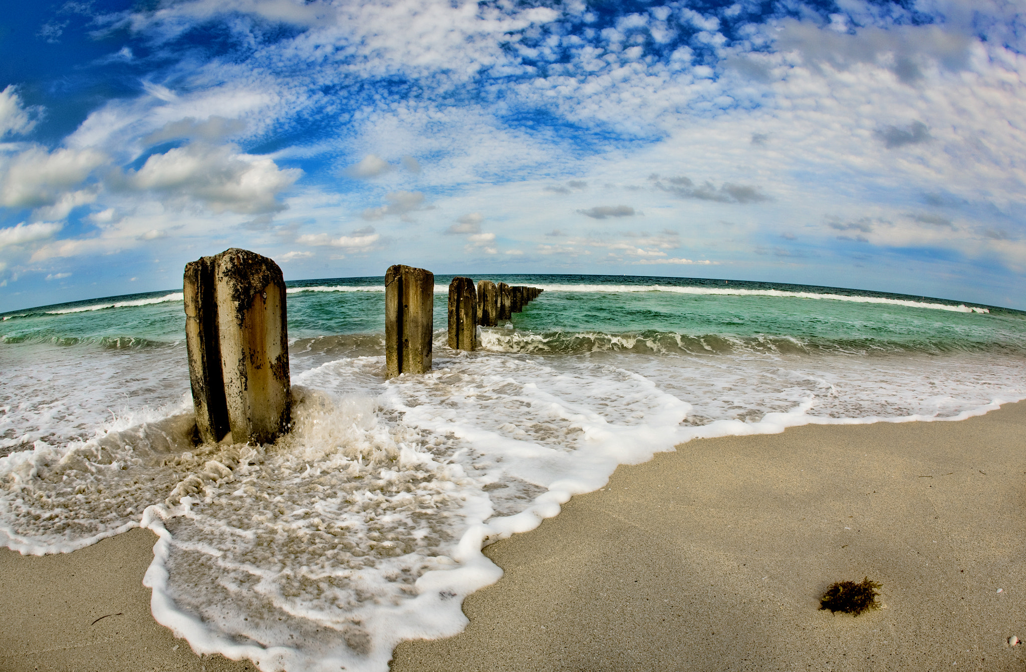 Canon EOS 5D + Canon EF 15mm F2.8 Fisheye sample photo. Miami beach photography