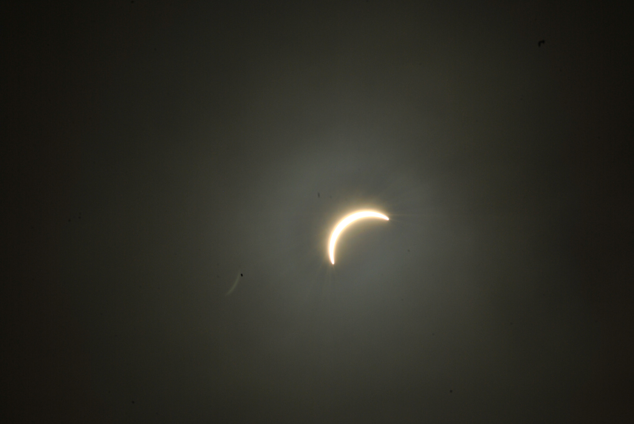 Nikon AF Nikkor 70-300mm F4-5.6G sample photo. Partial solar eclipse photography