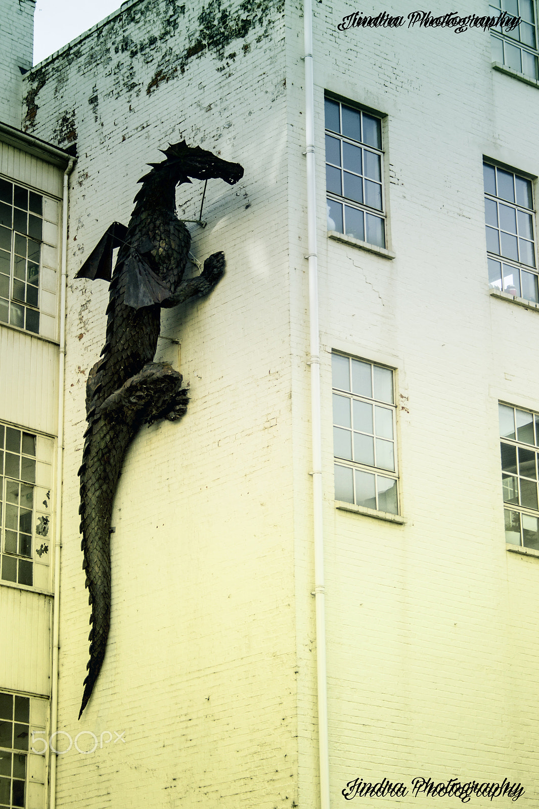 Canon EF-S 18-55mm F3.5-5.6 sample photo. Dragon attac wall photography