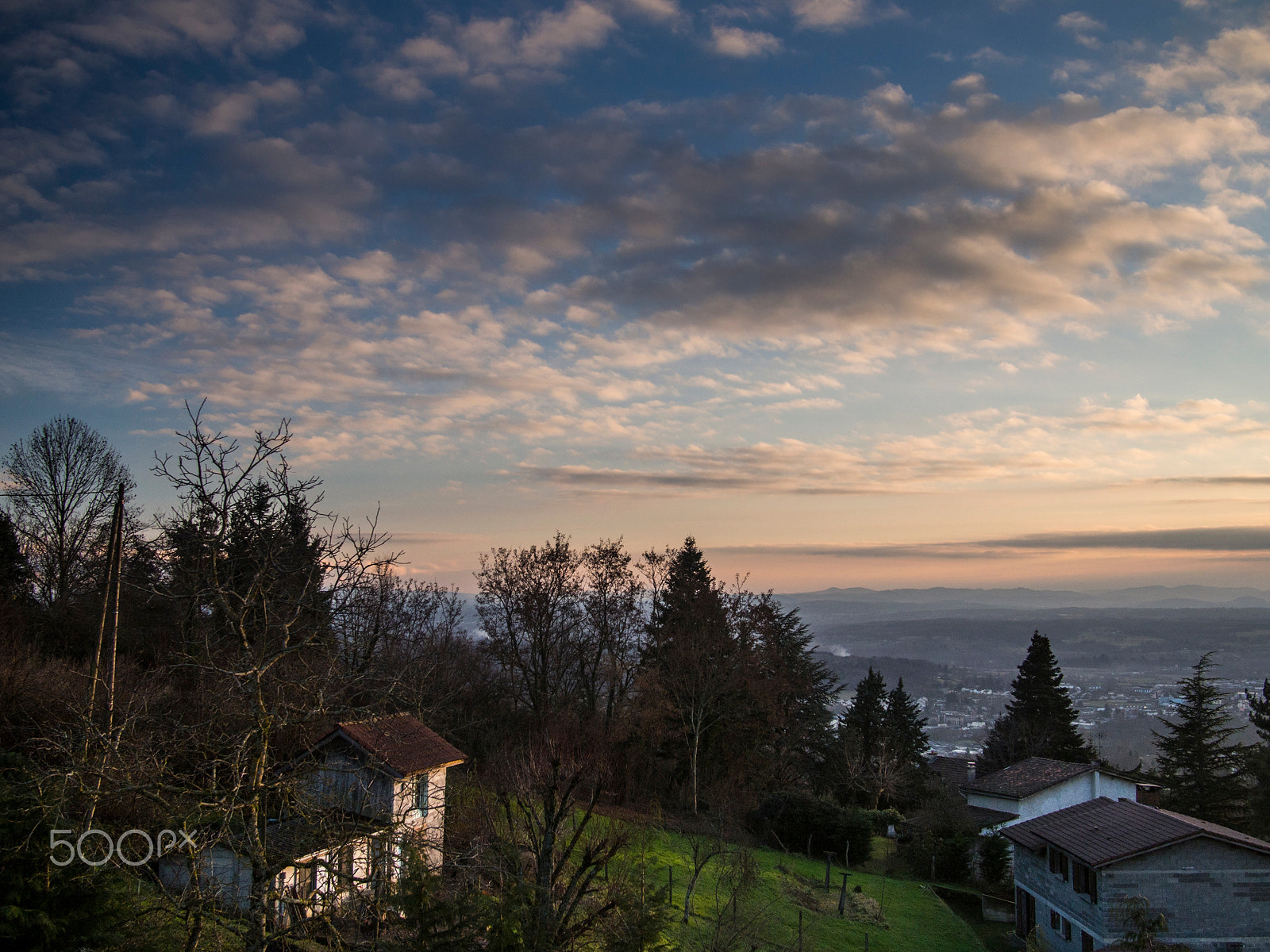 Olympus PEN E-PL5 + Panasonic Lumix G 20mm F1.7 ASPH sample photo. Plaine de la limagne - hiver photography