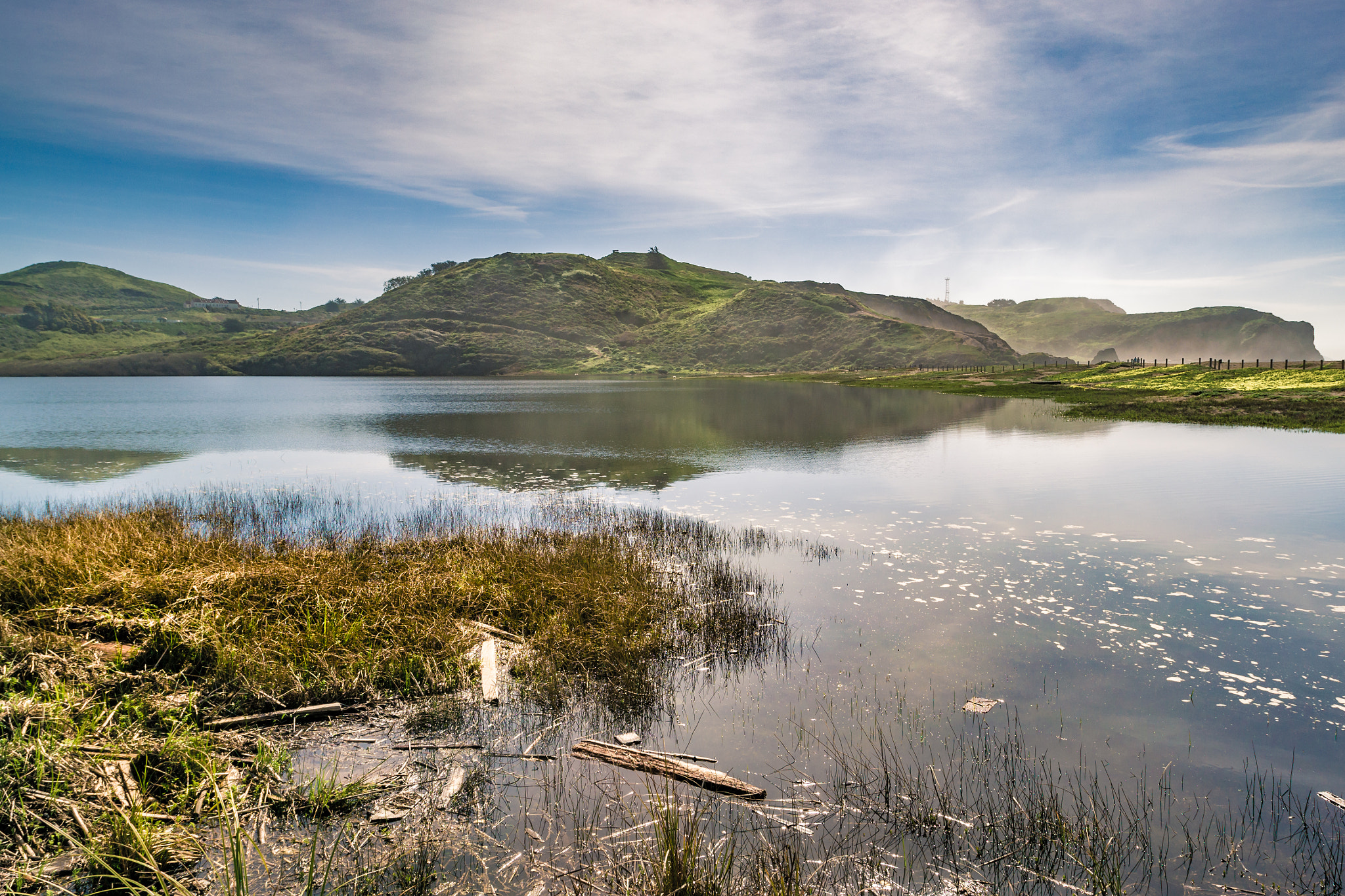 Nikon AF-S Nikkor 17-35mm F2.8D ED-IF sample photo. Sf fort cronkhite behind the sandbar by ronin dusette photography