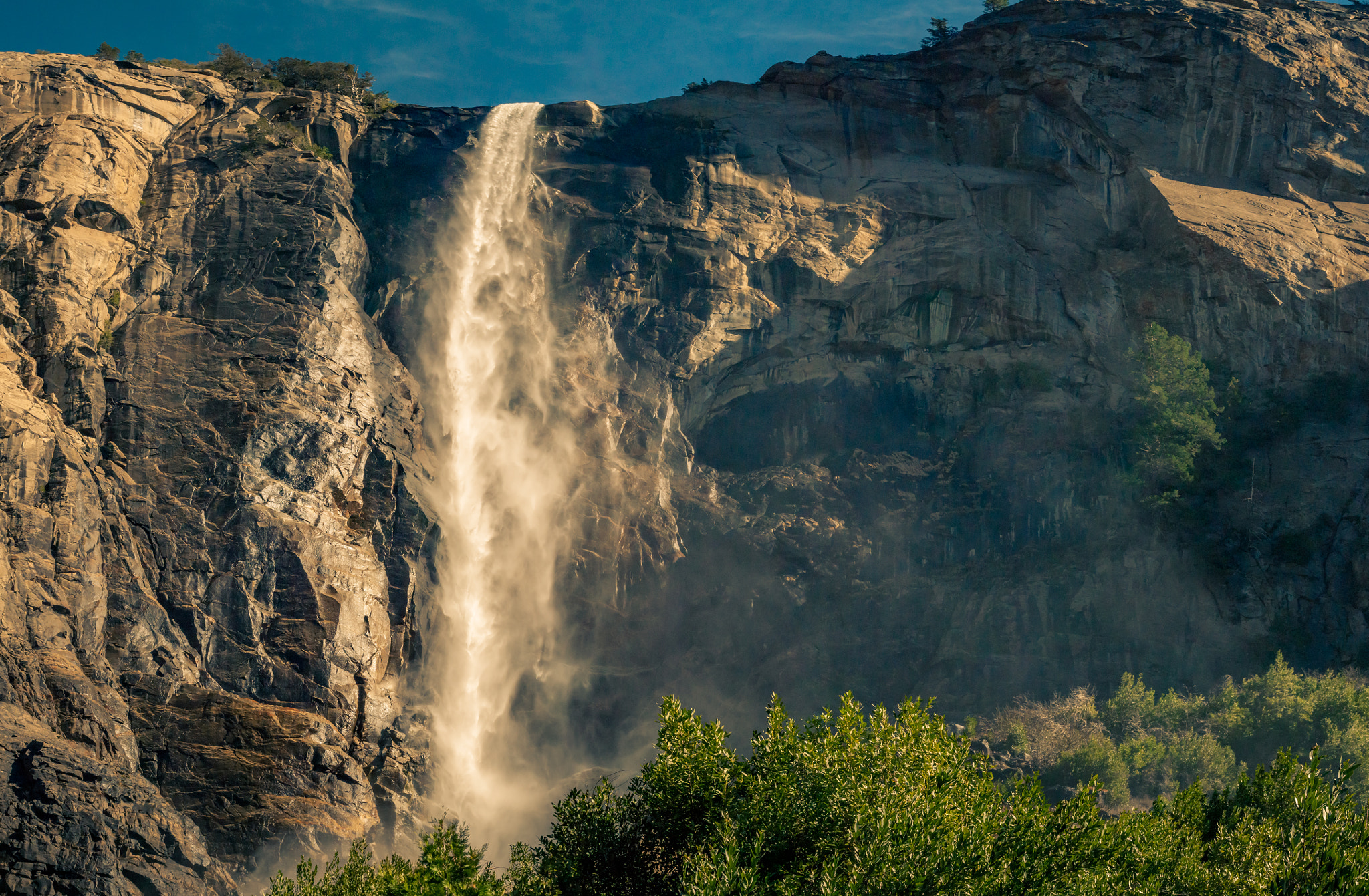 Nikon D200 sample photo. Yosemite bridalveil falls by ronin dusette photography