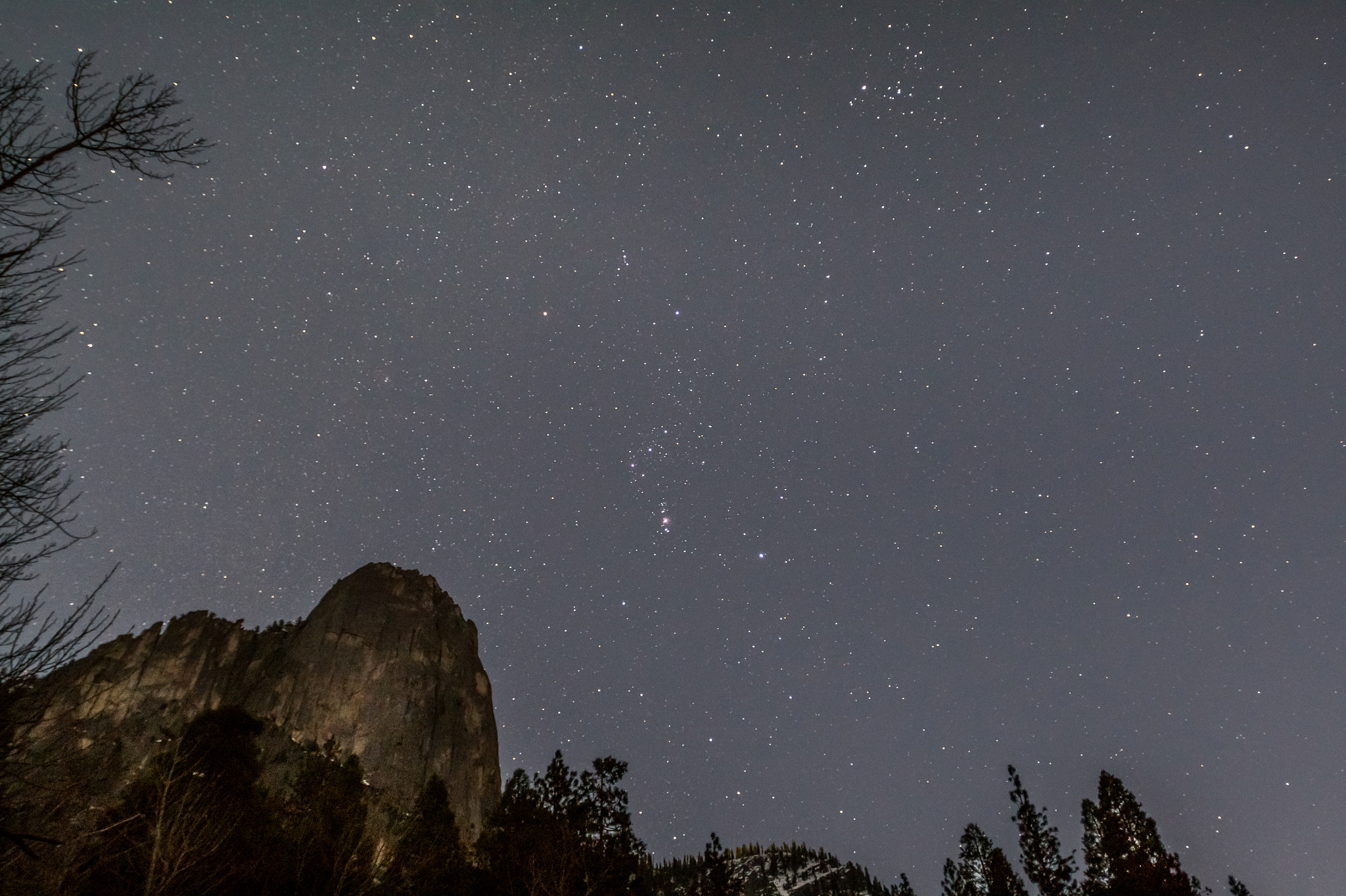Nikon AF-S Nikkor 17-35mm F2.8D ED-IF sample photo. Yosemite orion rising over the valley by ronin dusette photography