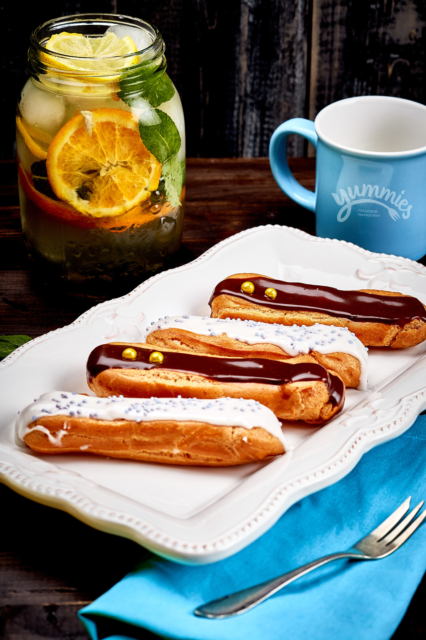 Canon TS-E 90mm F2.8 Tilt-Shift sample photo. Eclairs still life photography