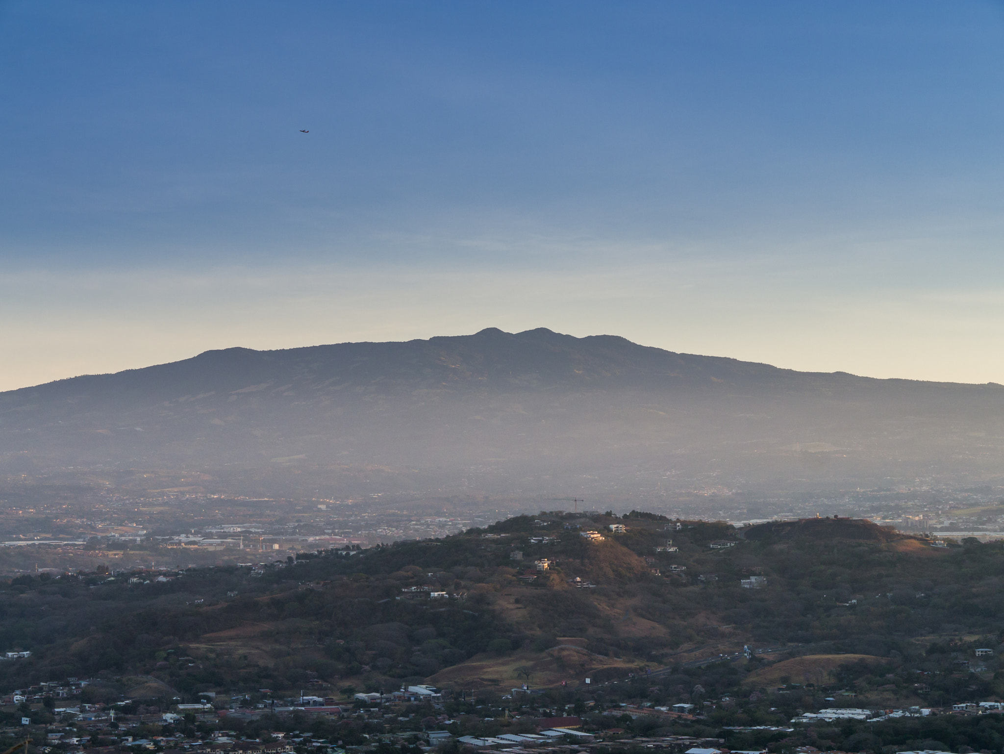 Panasonic Lumix DMC-GX1 + Panasonic Lumix G Vario 14-45mm F3.5-5.6 ASPH OIS sample photo. Barva volcano at sunrise photography