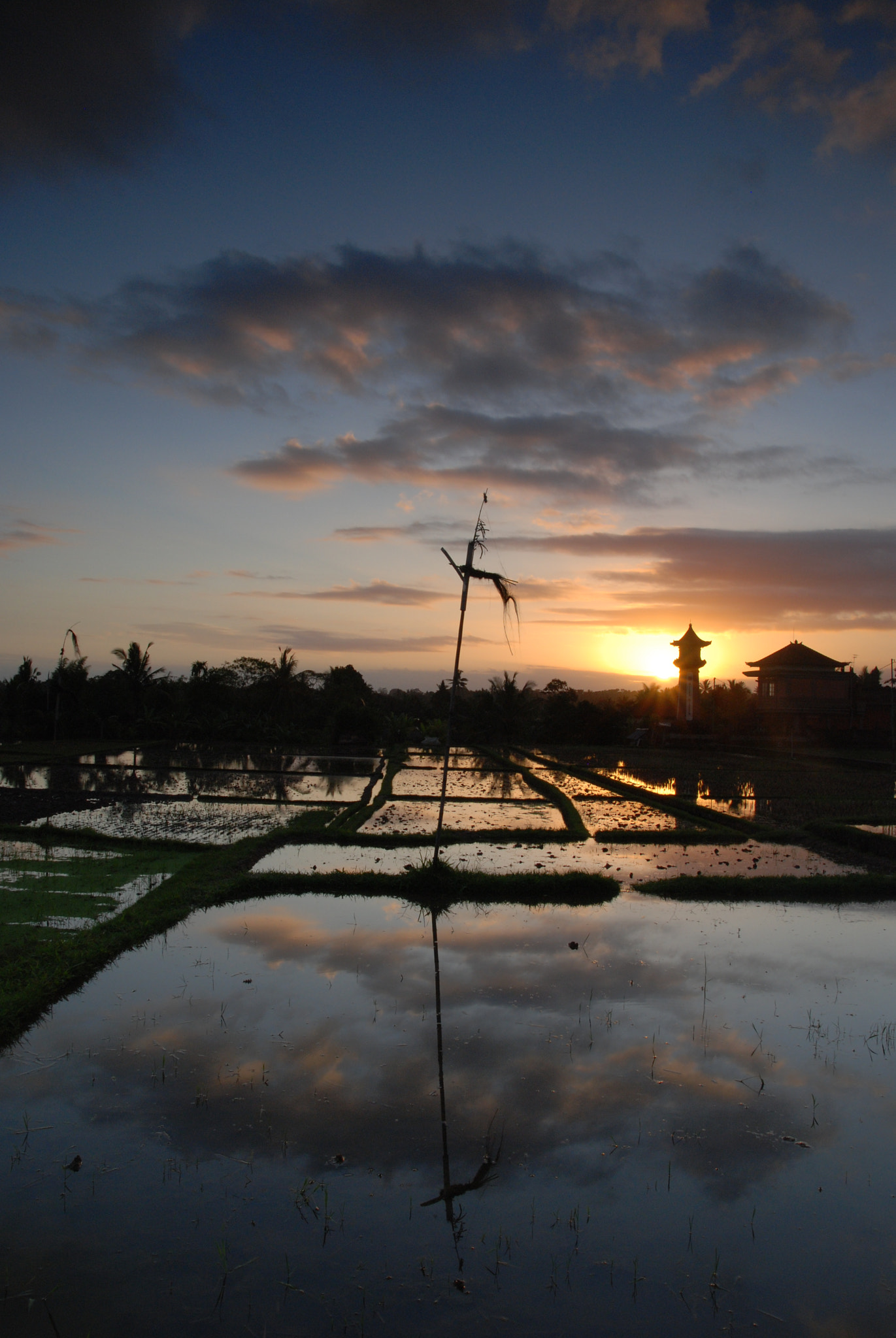 Nikon D80 sample photo. Bali sunset photography