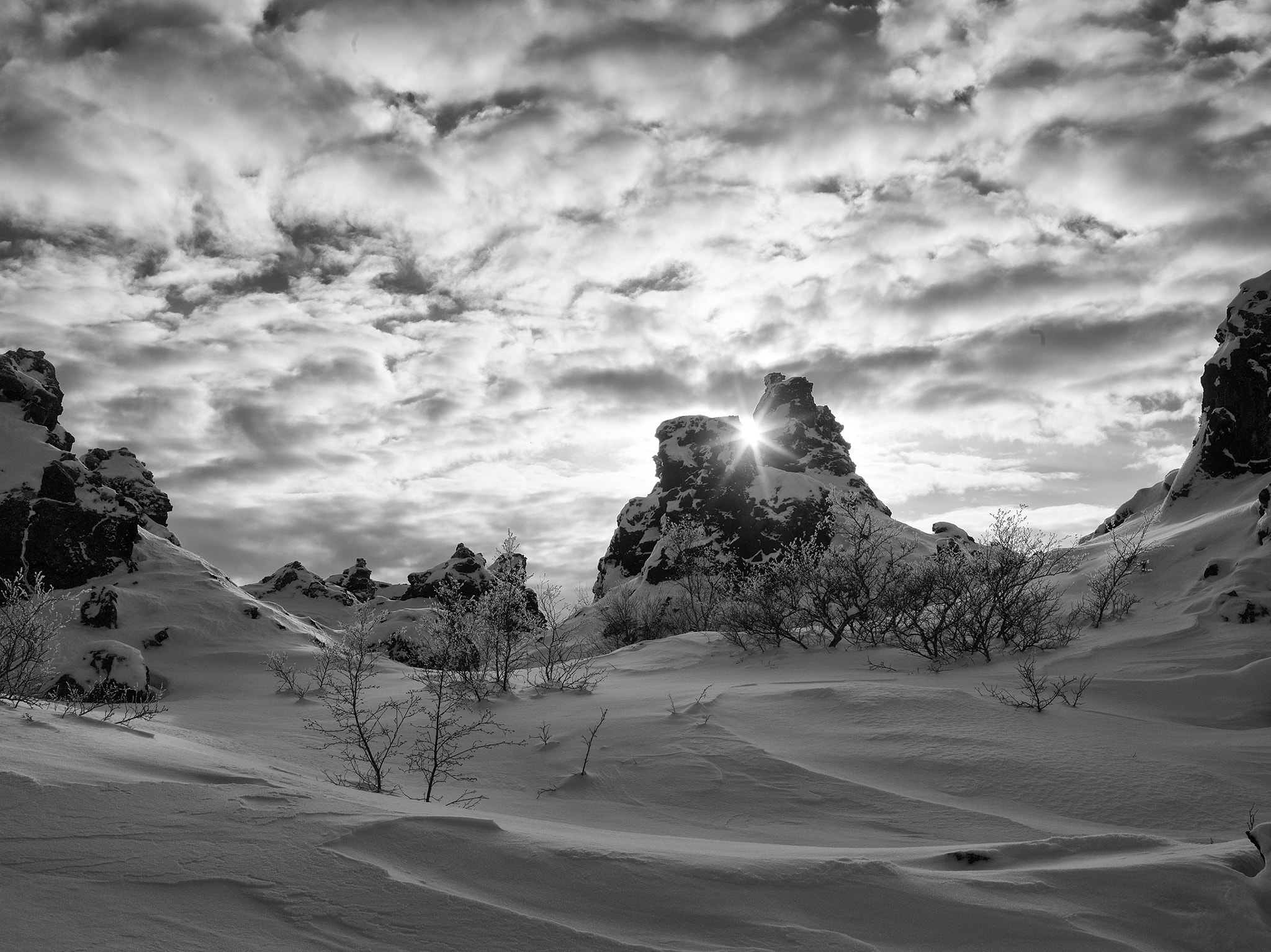 Pentax 645D sample photo. Dimmuborgir photography