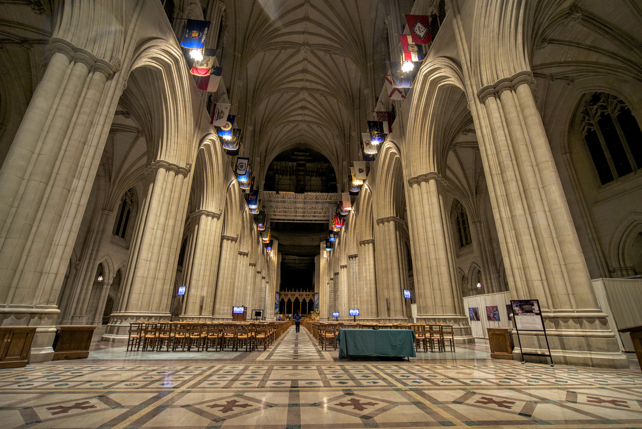 Sony a7R + Sony Vario-Tessar T* FE 16-35mm F4 ZA OSS sample photo. Washington national cathedral photography