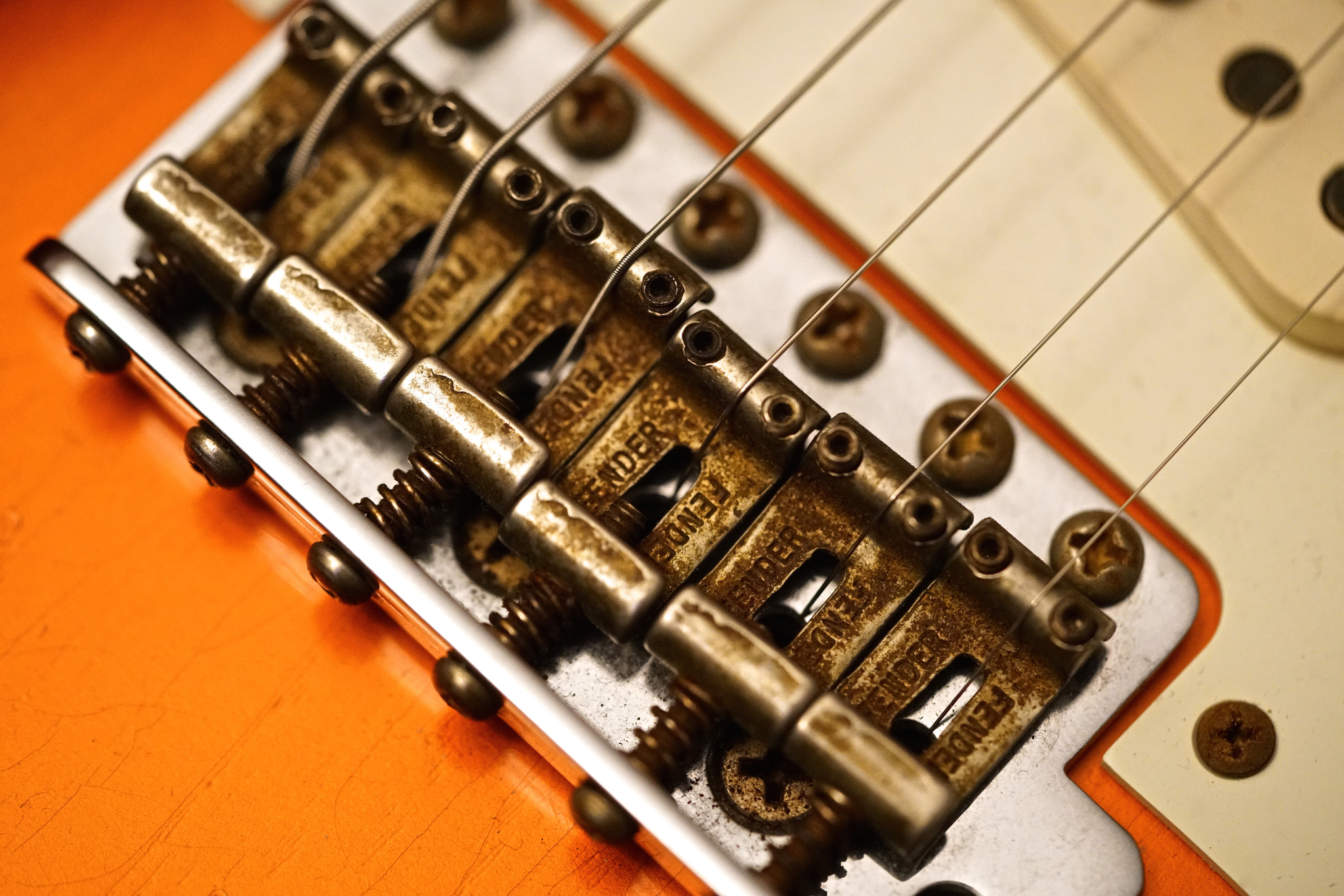 Sony a7R II + Sony FE 90mm F2.8 Macro G OSS sample photo. Custom shop strat photography
