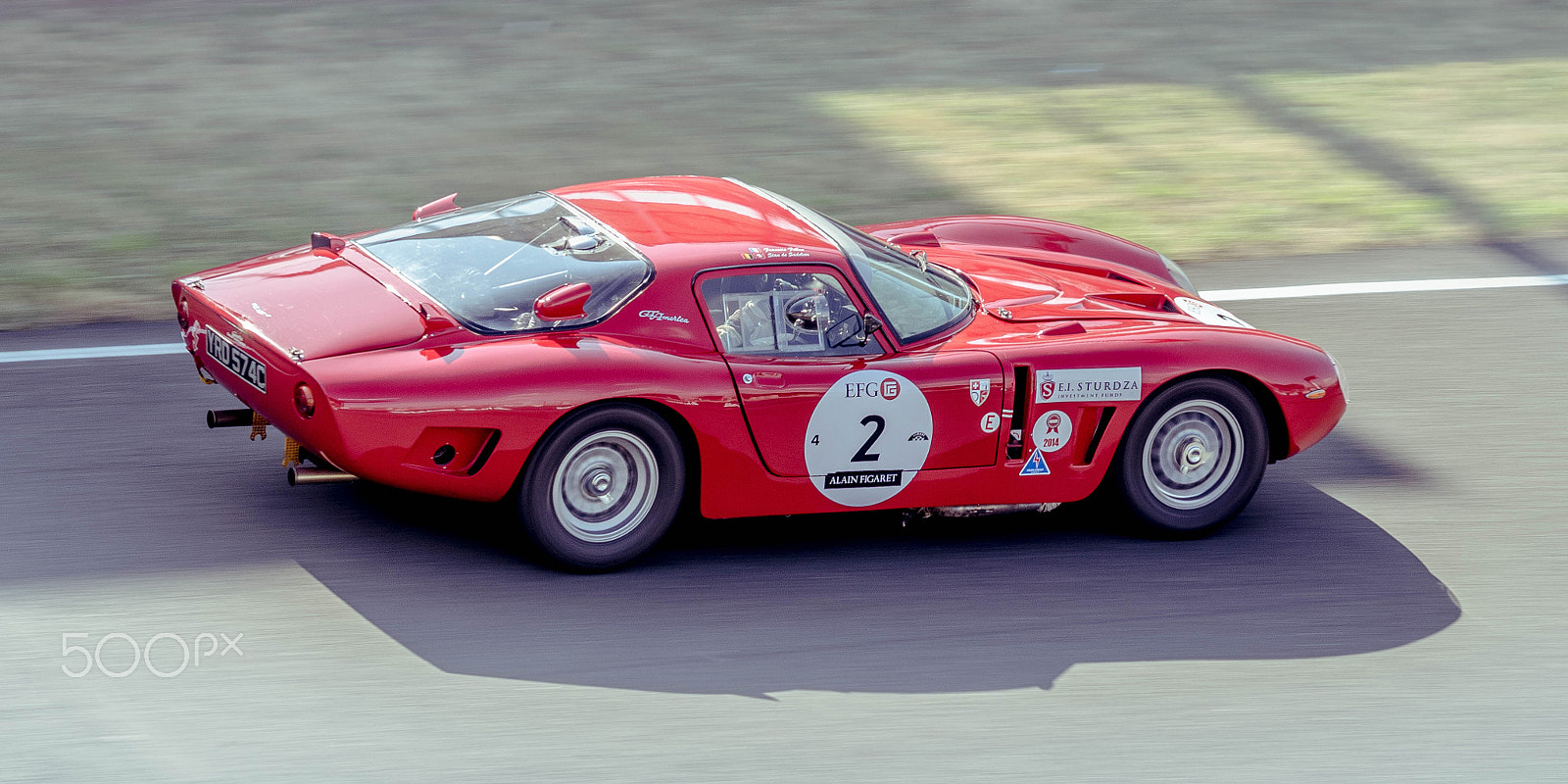 Pentax K-5 sample photo. Bizzarrini 3500 gt (1965) - le mans classic 2014 photography