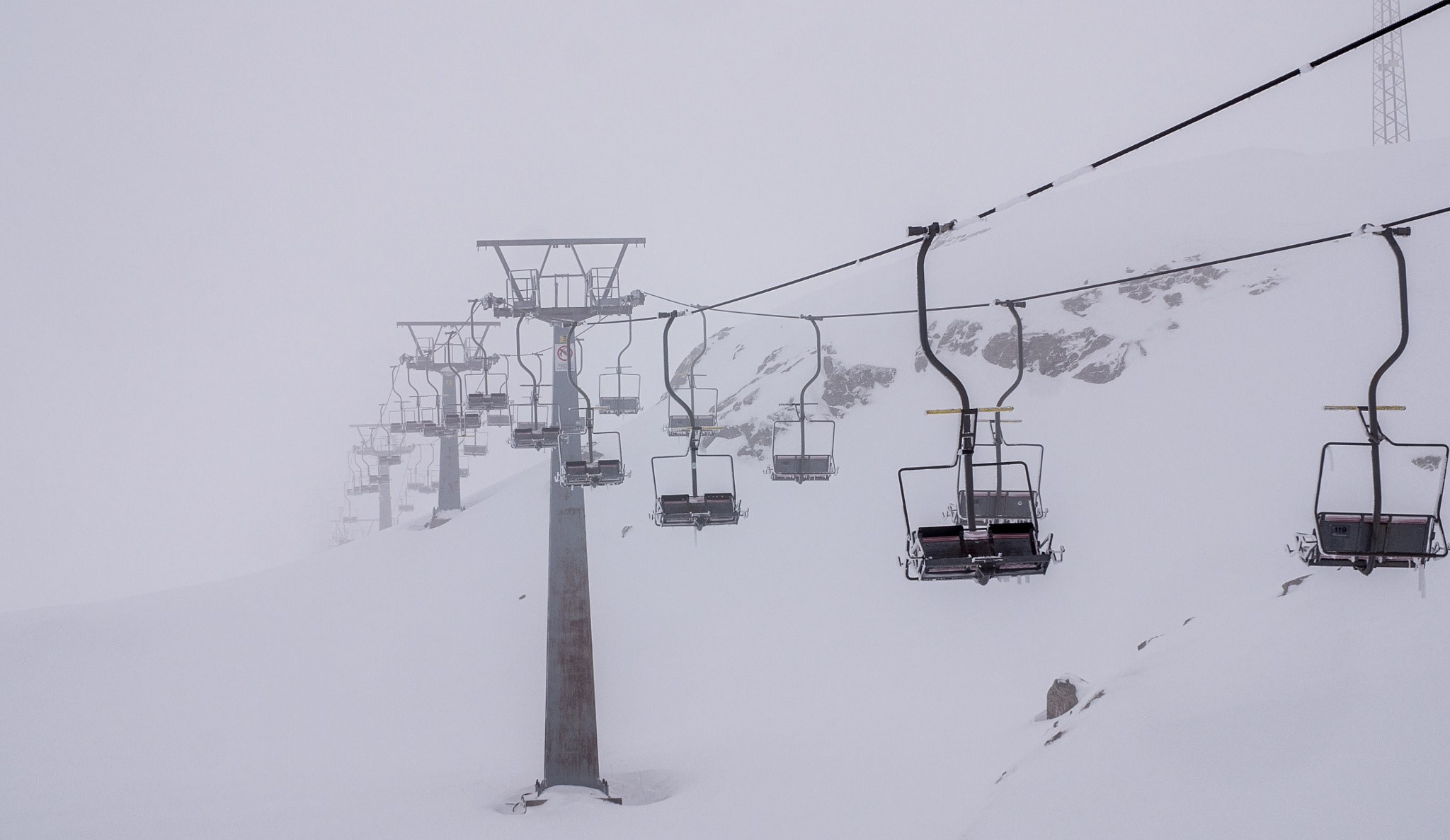 Panasonic Lumix DMC-GH4 sample photo. Chairlifts photography