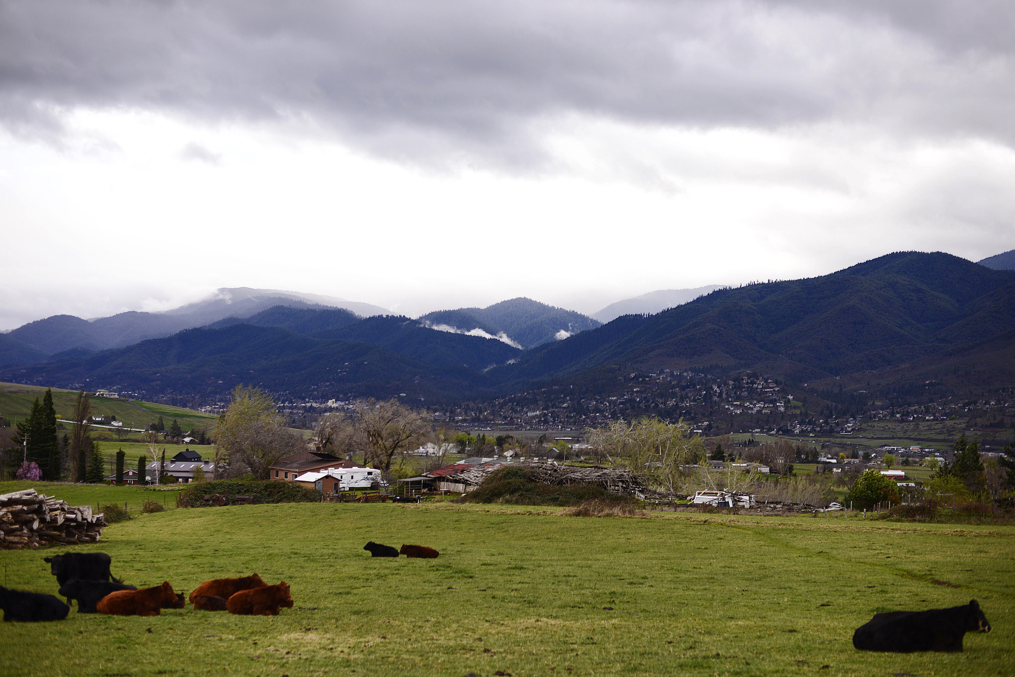 Nikon D610 + Nikon AF Nikkor 28mm F2.8D sample photo. Moody day in ashland. photography