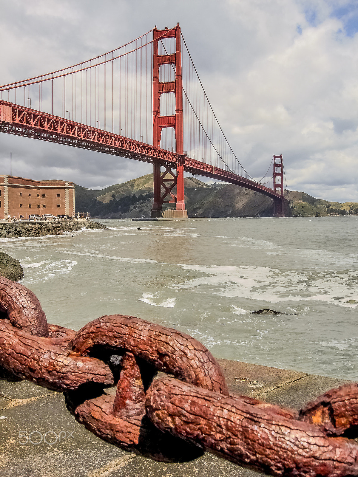 Nikon COOLPIX P4 sample photo. The golden gate bridge photography