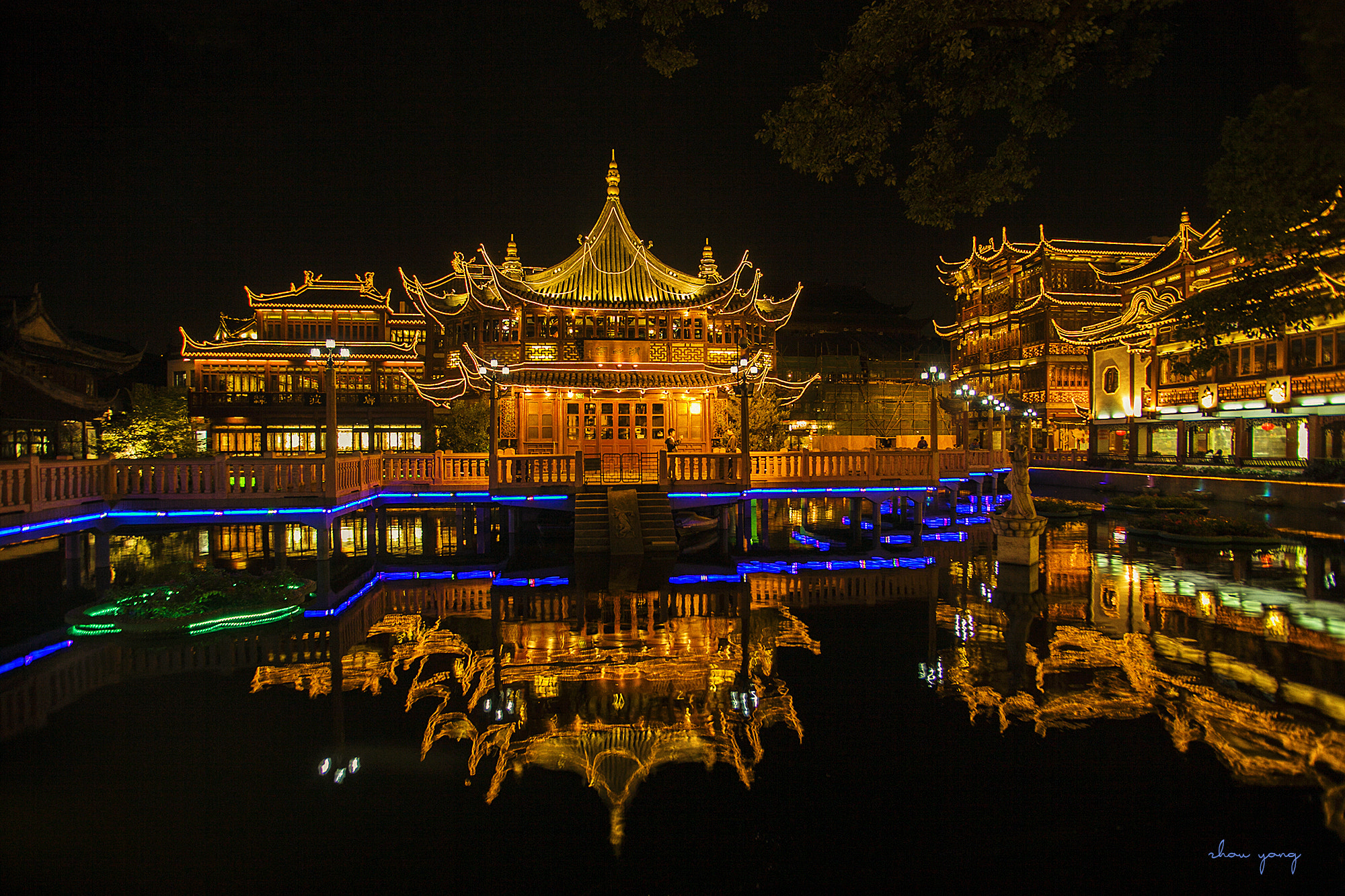 Canon EOS 5D Mark II + Tamron SP AF 17-35mm F2.8-4 Di LD Aspherical (IF) sample photo. Jiangnan night view photography