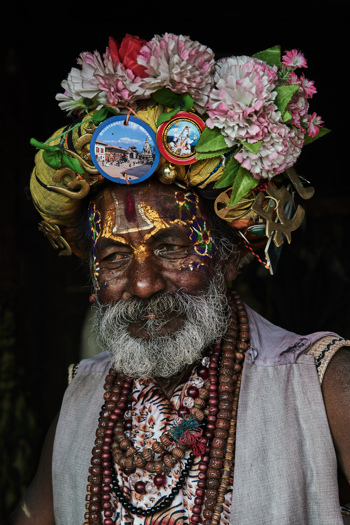 24-70mm F2.8 G SSM II sample photo. Sadhu in nepal photography