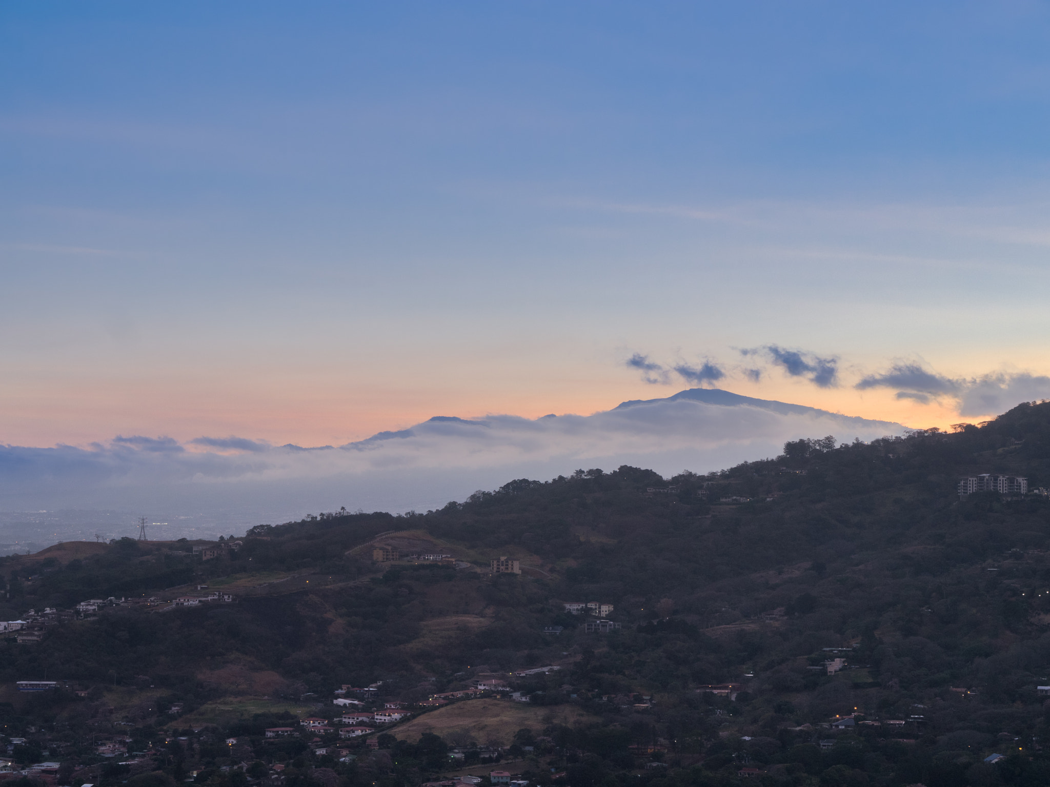 Panasonic Lumix DMC-GX1 + Panasonic Lumix G Vario 14-45mm F3.5-5.6 ASPH OIS sample photo. Santa ana hills and irazu volcano photography