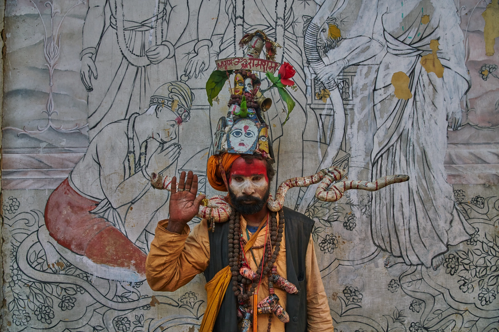 24-70mm F2.8 G SSM II sample photo. Sadhu in nepal photography