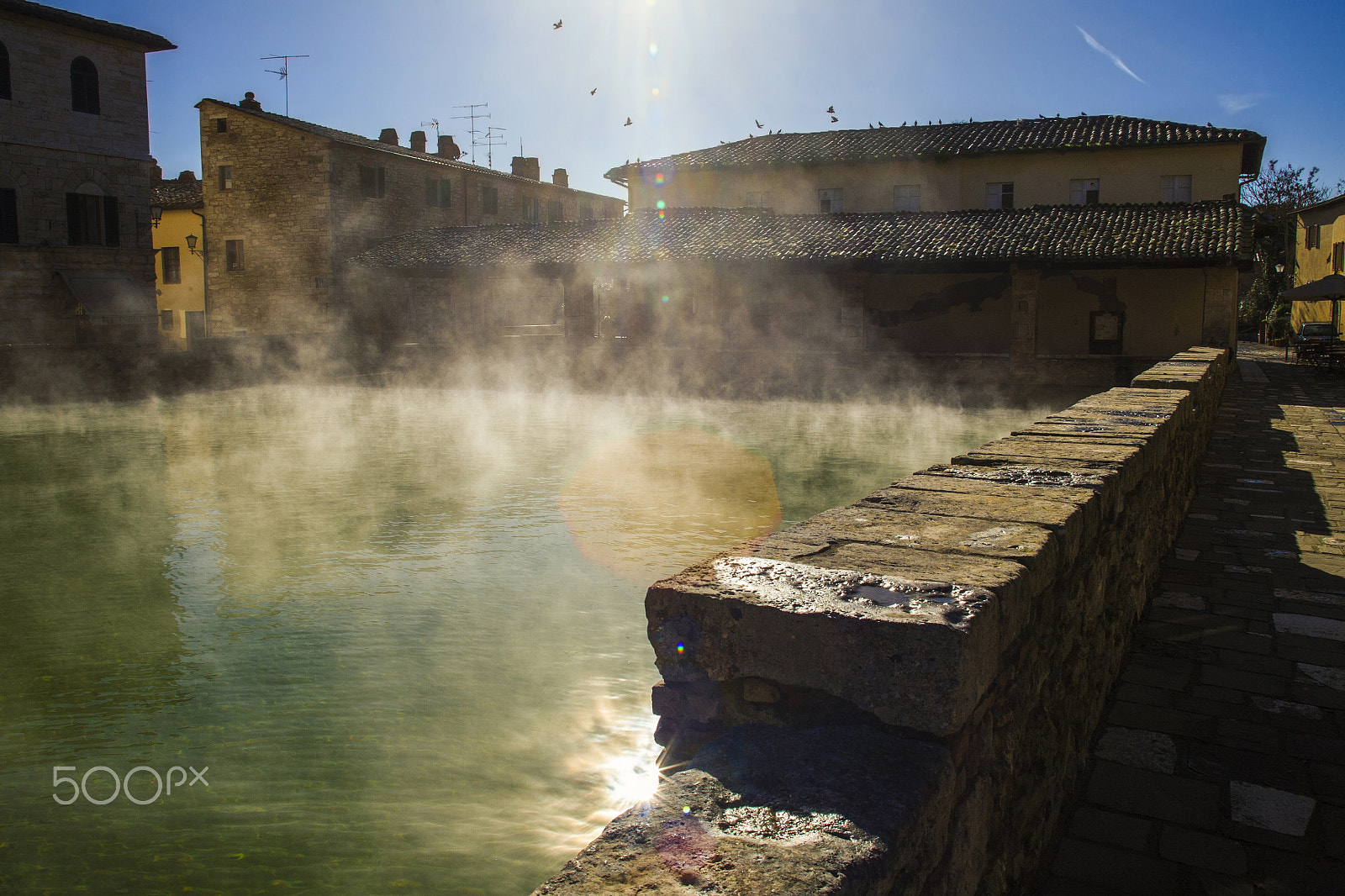 Canon EOS 5D + Canon EF 28-80mm f/2.8-4L sample photo. Bagno vignoni siena photography