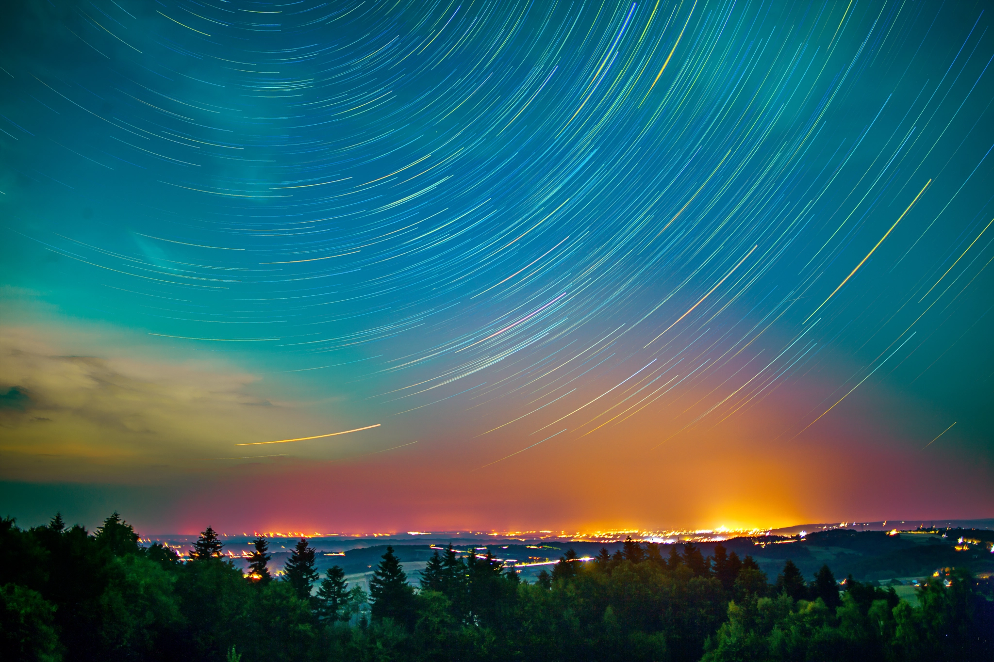 Canon EF 24mm F1.4L II USM sample photo. Startrail photography