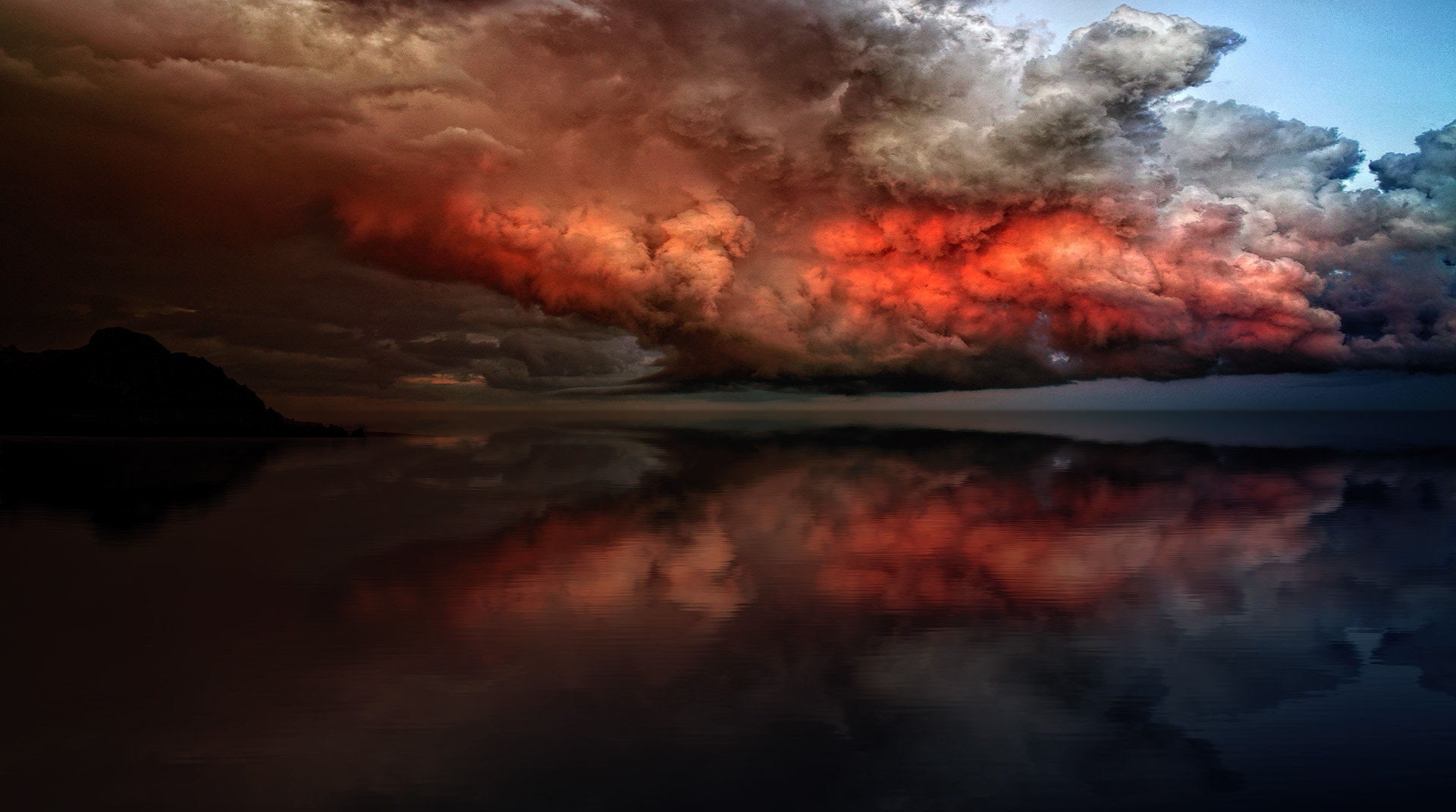 Sigma DP1s sample photo. Sea clouds on fire (ii) photography